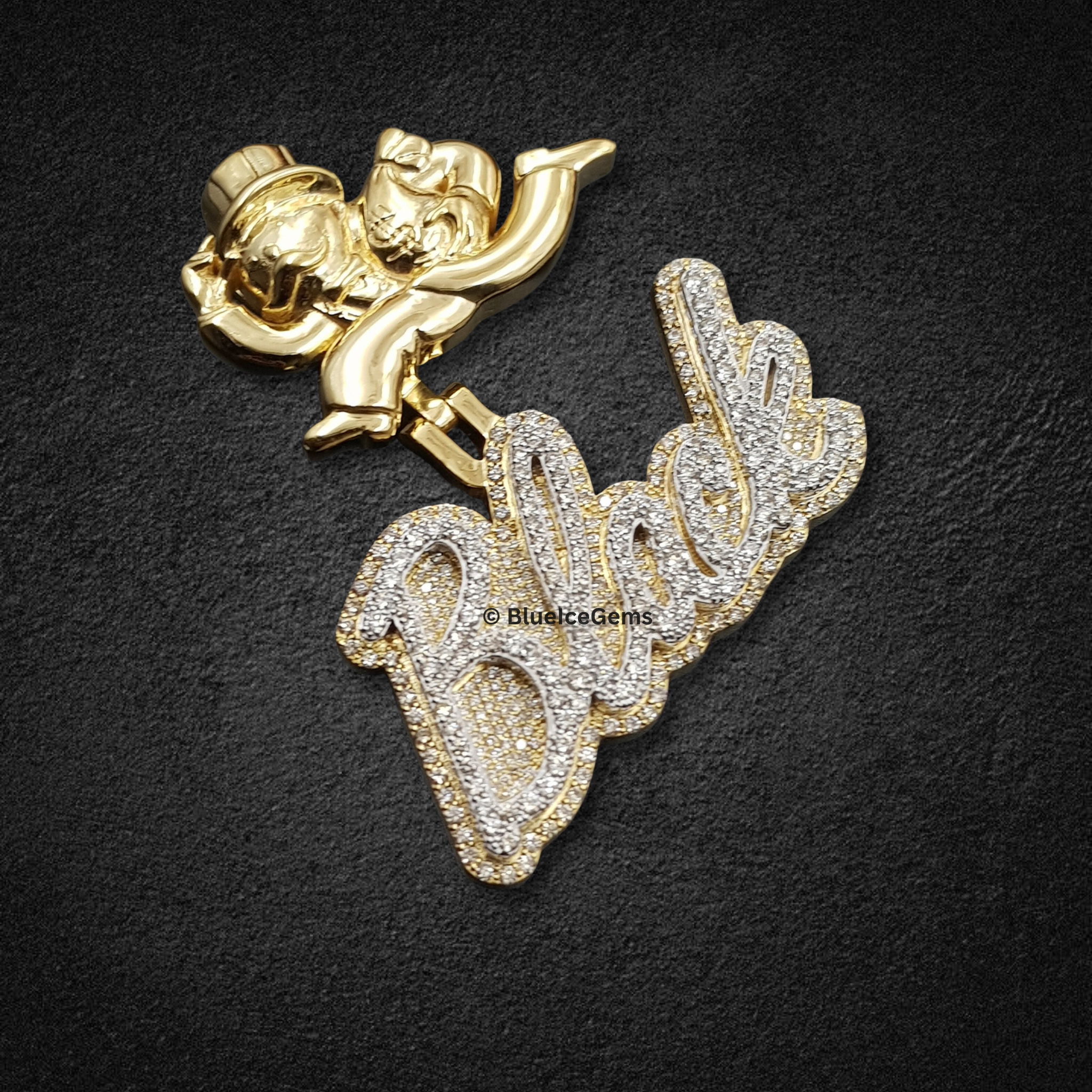 The "Rich Uncle" Diamond "Black" Pendant