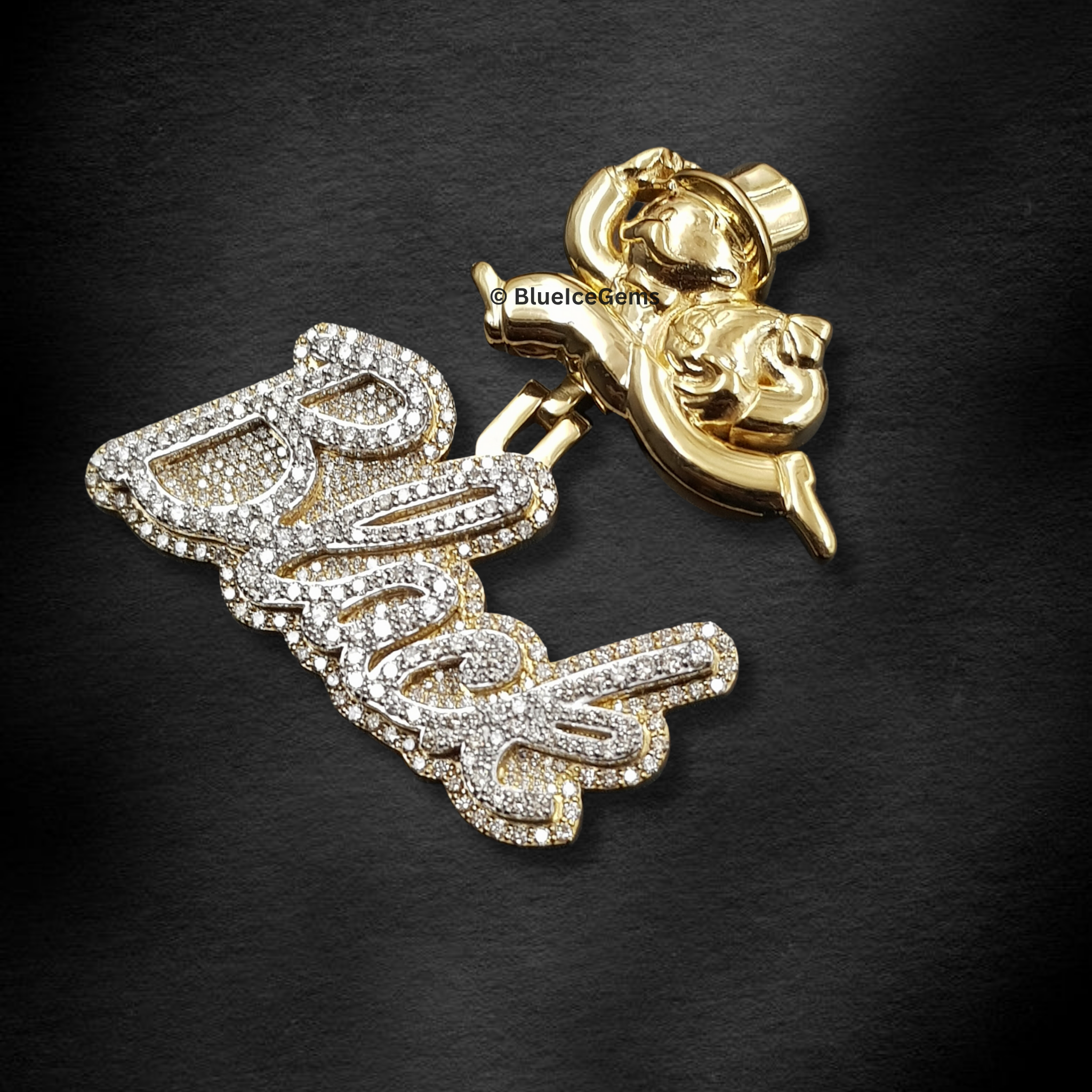 The "Rich Uncle" Diamond "Black" Pendant