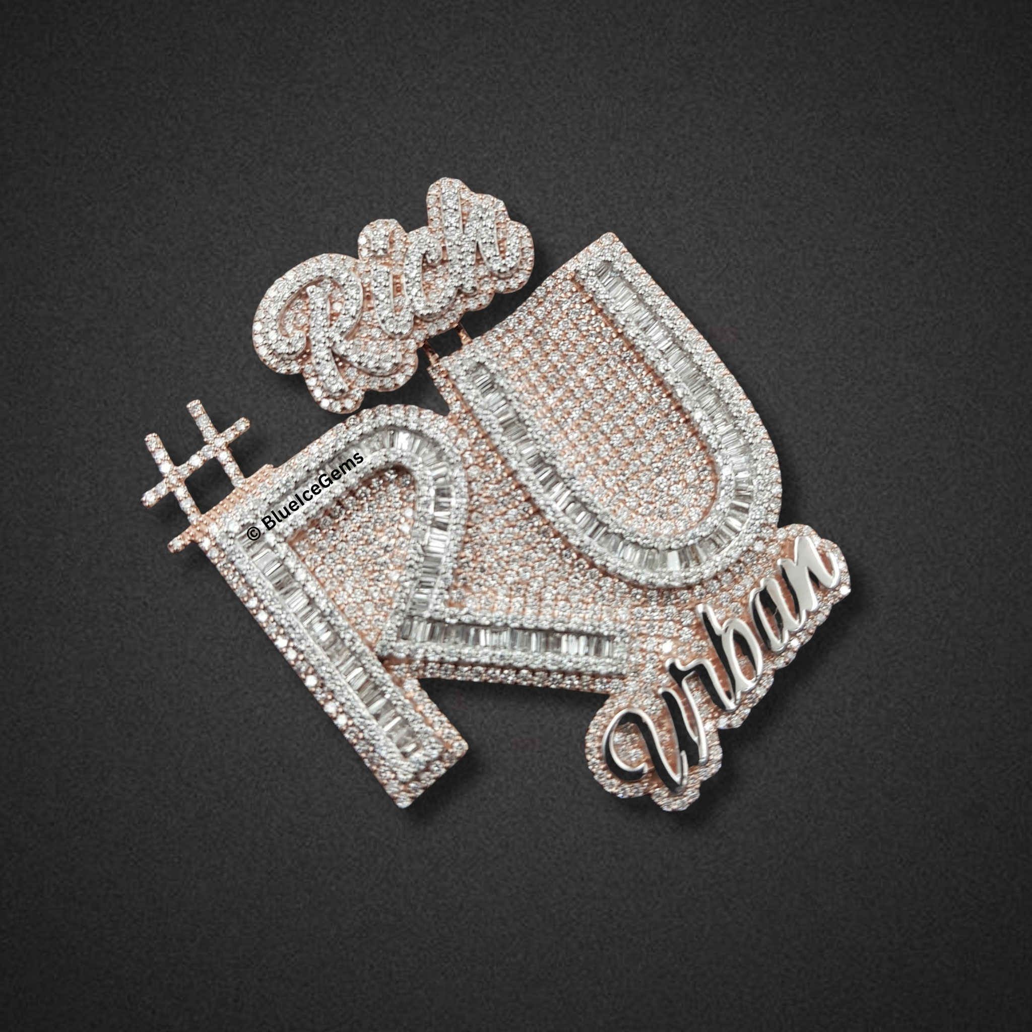 The "Rich Urban" Diamond Statement Pendant