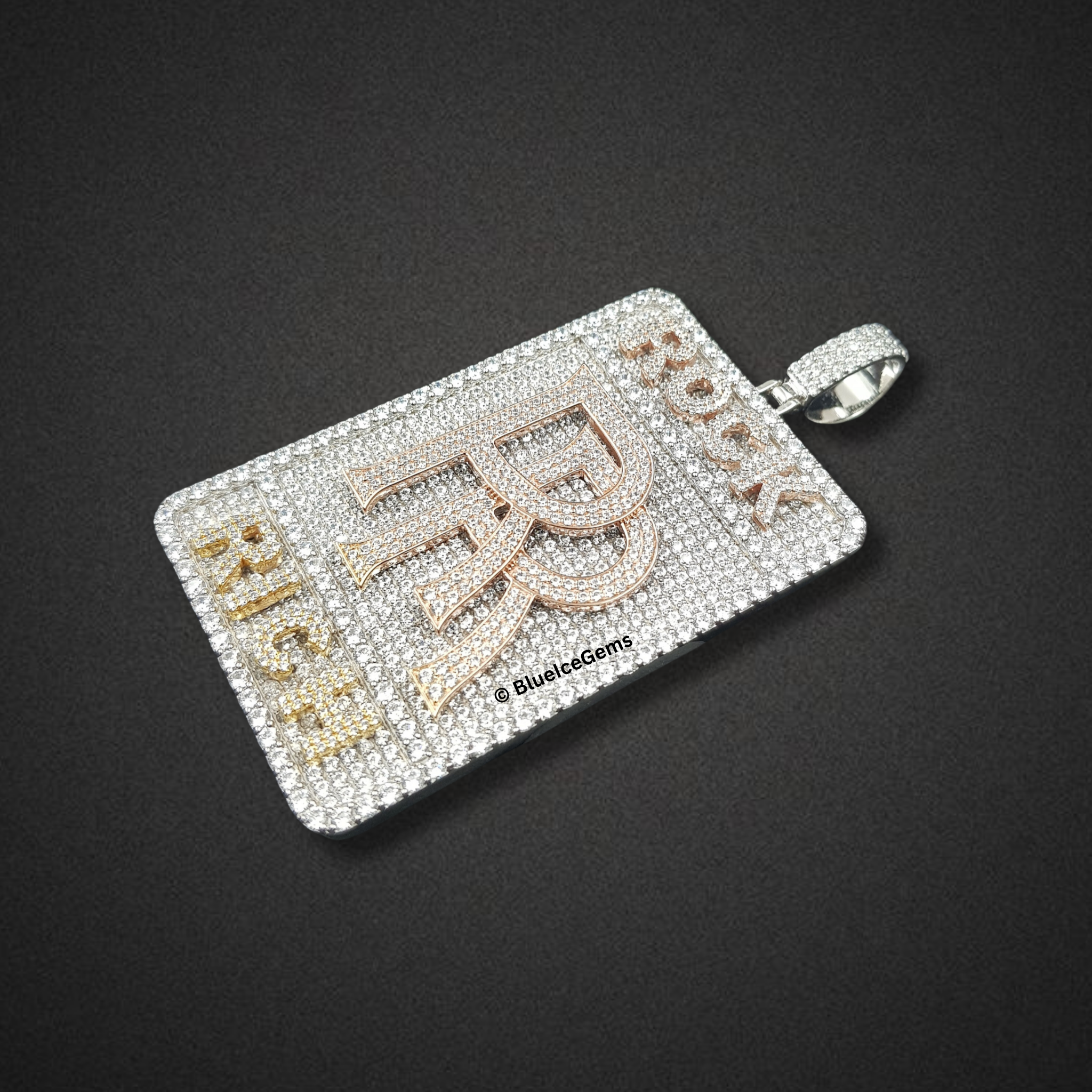 The "Rock Rich" Diamond Medallion Pendant