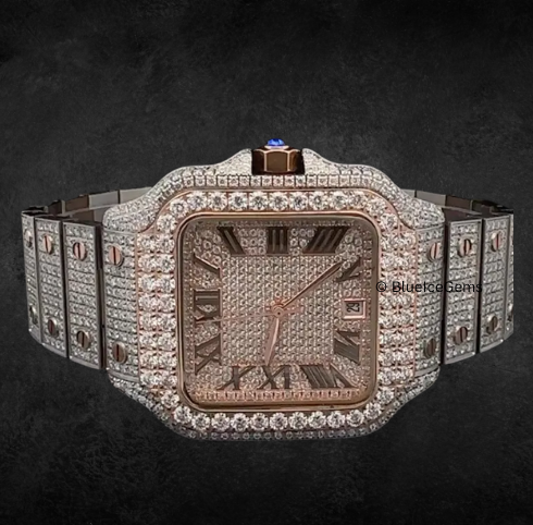 The "Rose Gold Empress" Diamond Luxury Watch