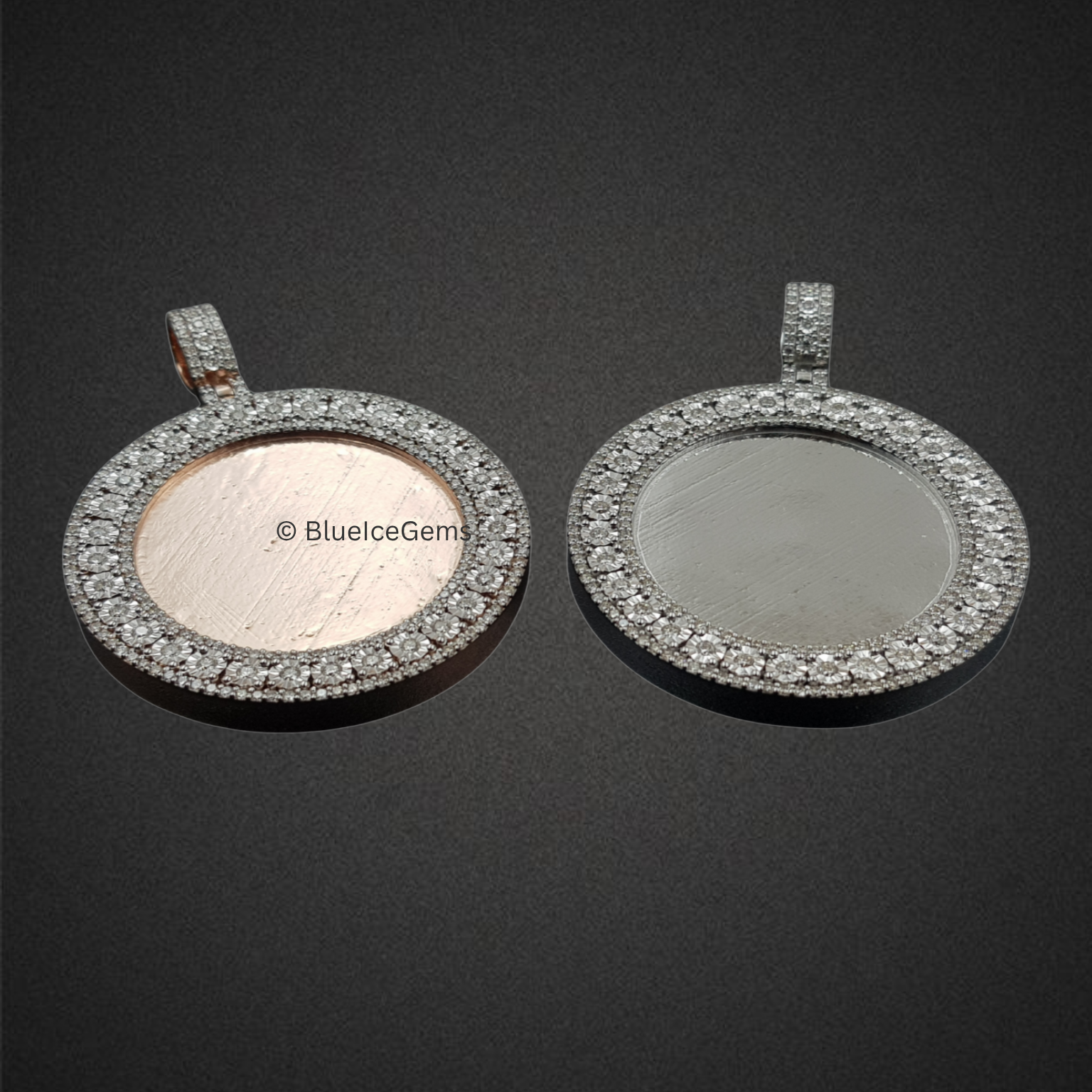 The Rose Gold Radiance Diamond Medallion Pendant