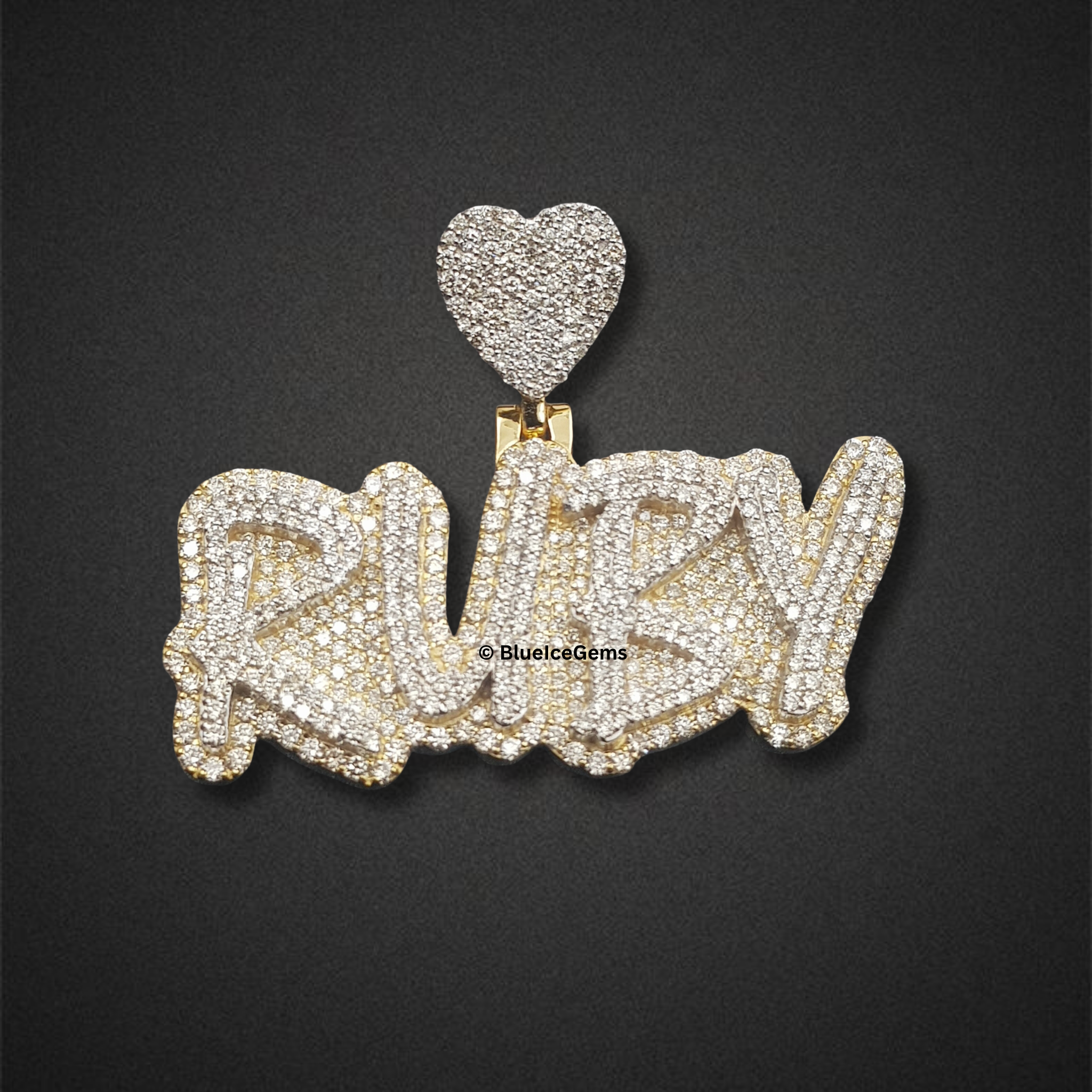 The "Ruby" Heartfelt Diamond Pendant