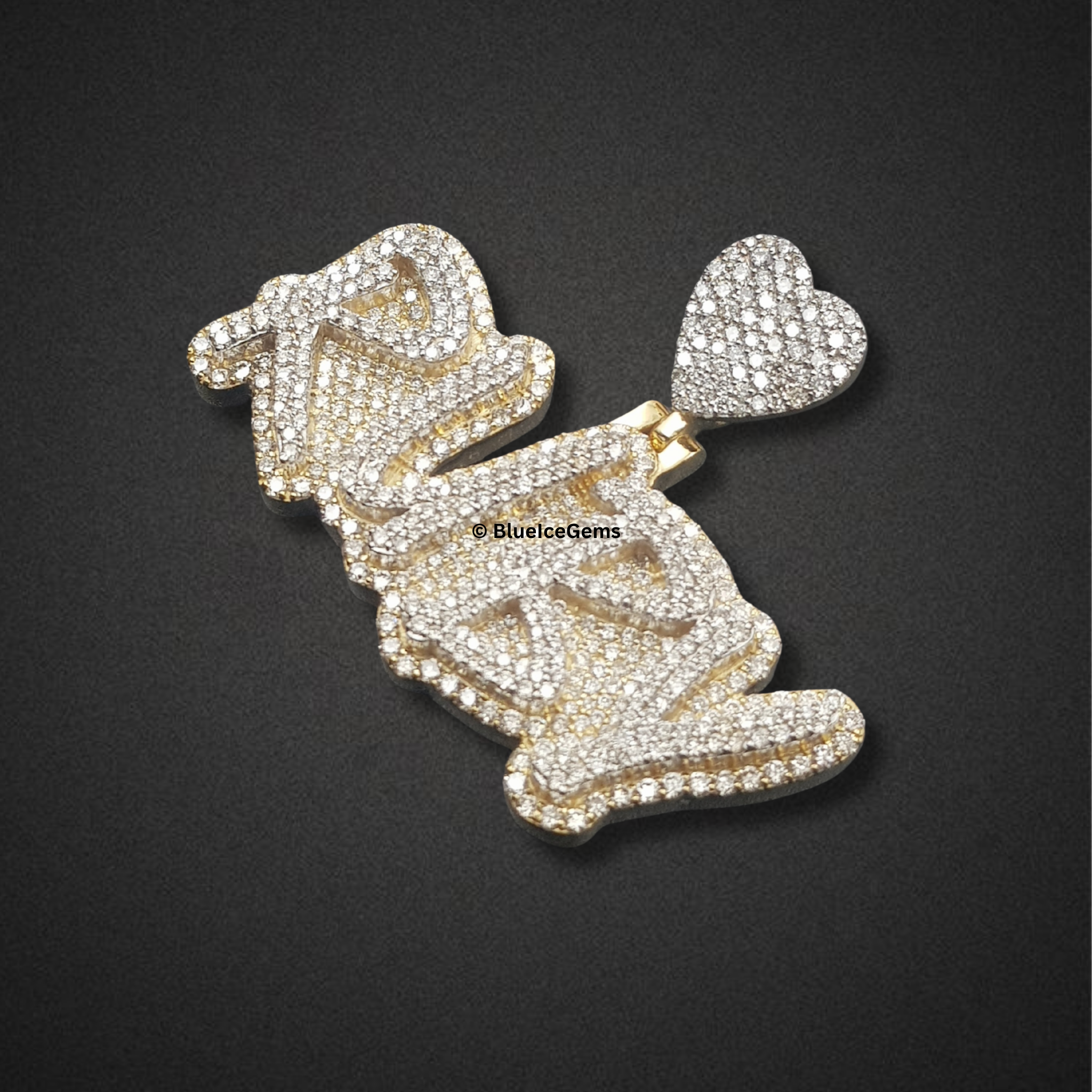 The "Ruby" Heartfelt Diamond Pendant