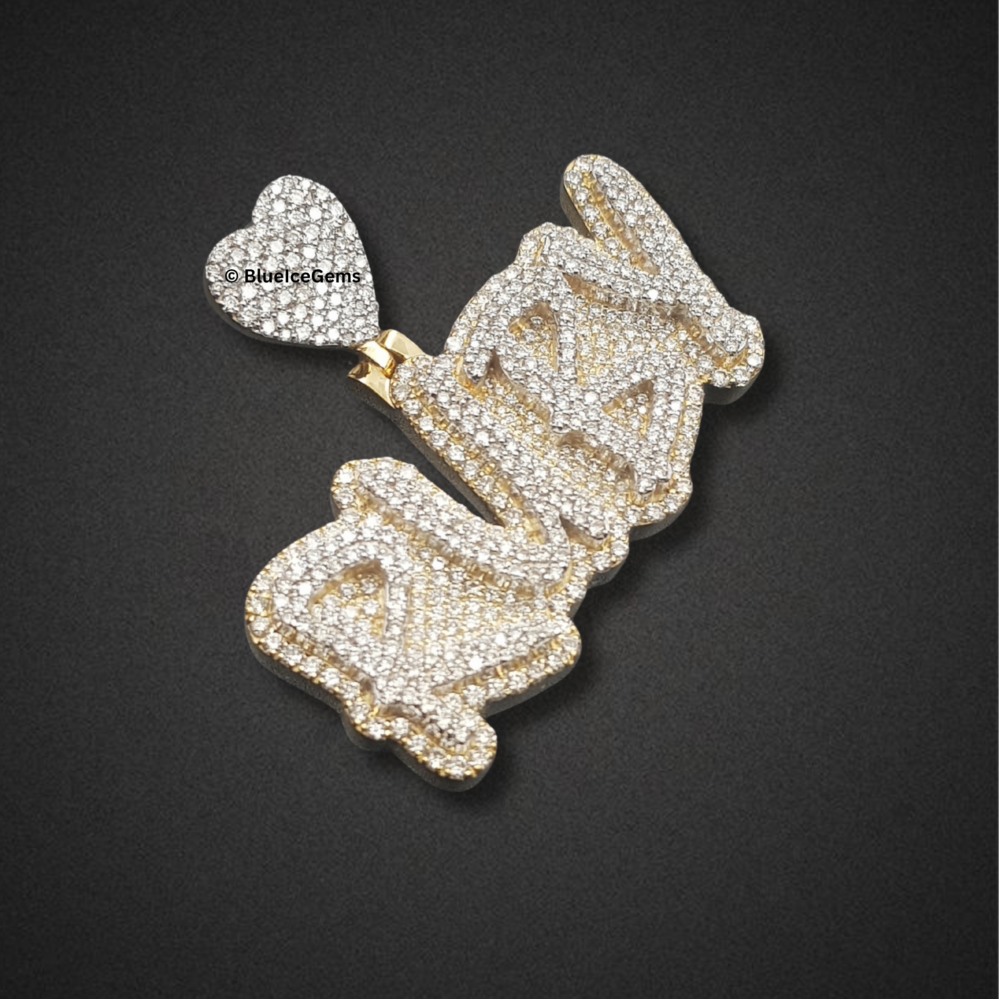 The "Ruby" Heartfelt Diamond Pendant