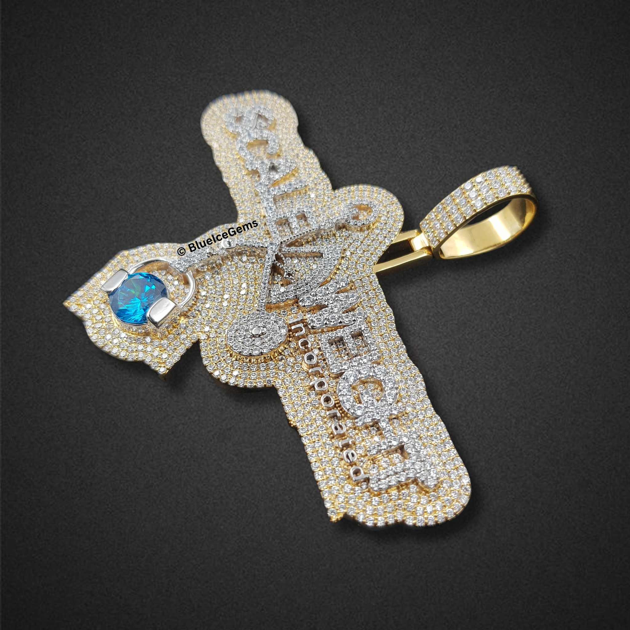 The "SCALE-WEIGHT INCORPORATED" Diamond & Topaz Pendant