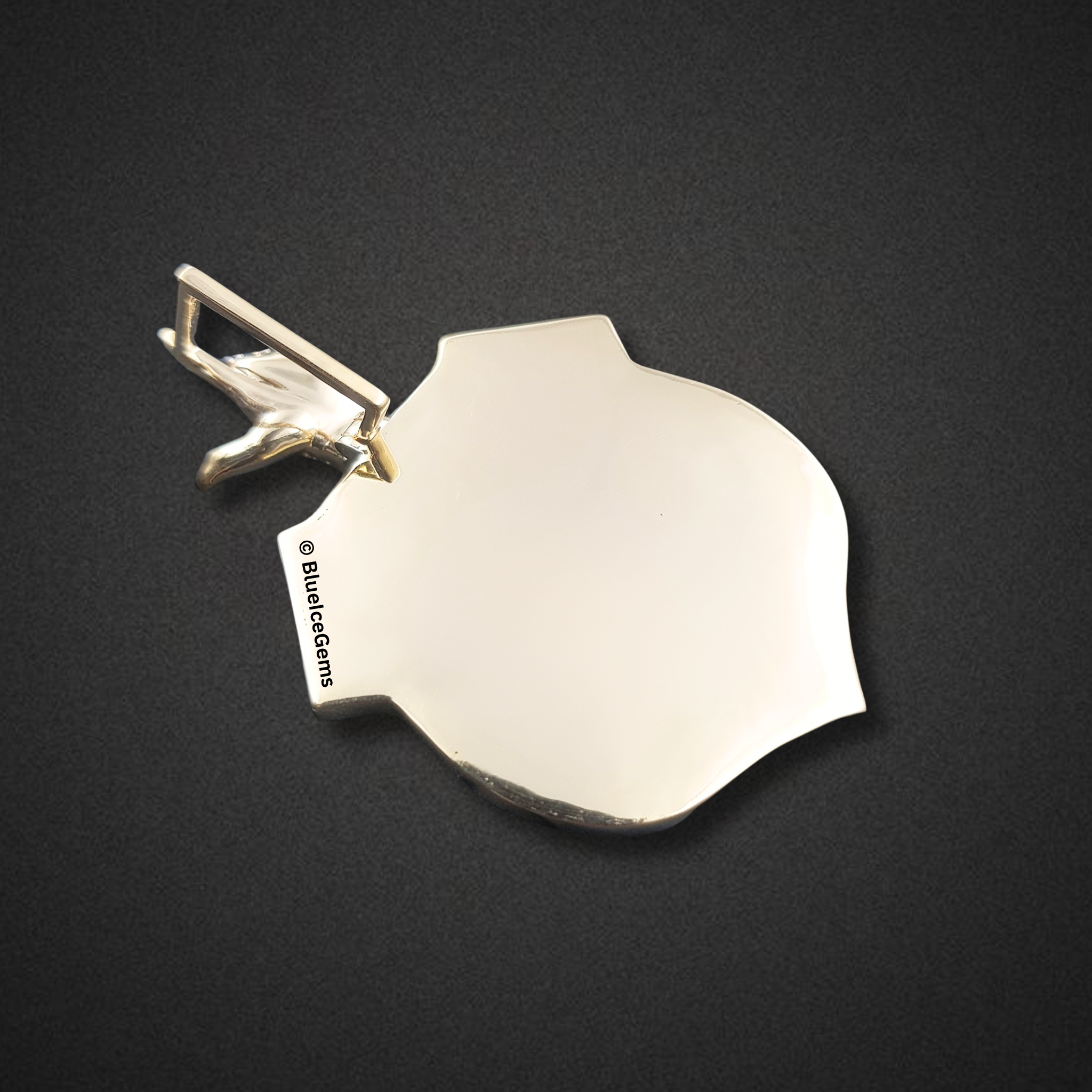 The "SG" Diamond Shield Pendant