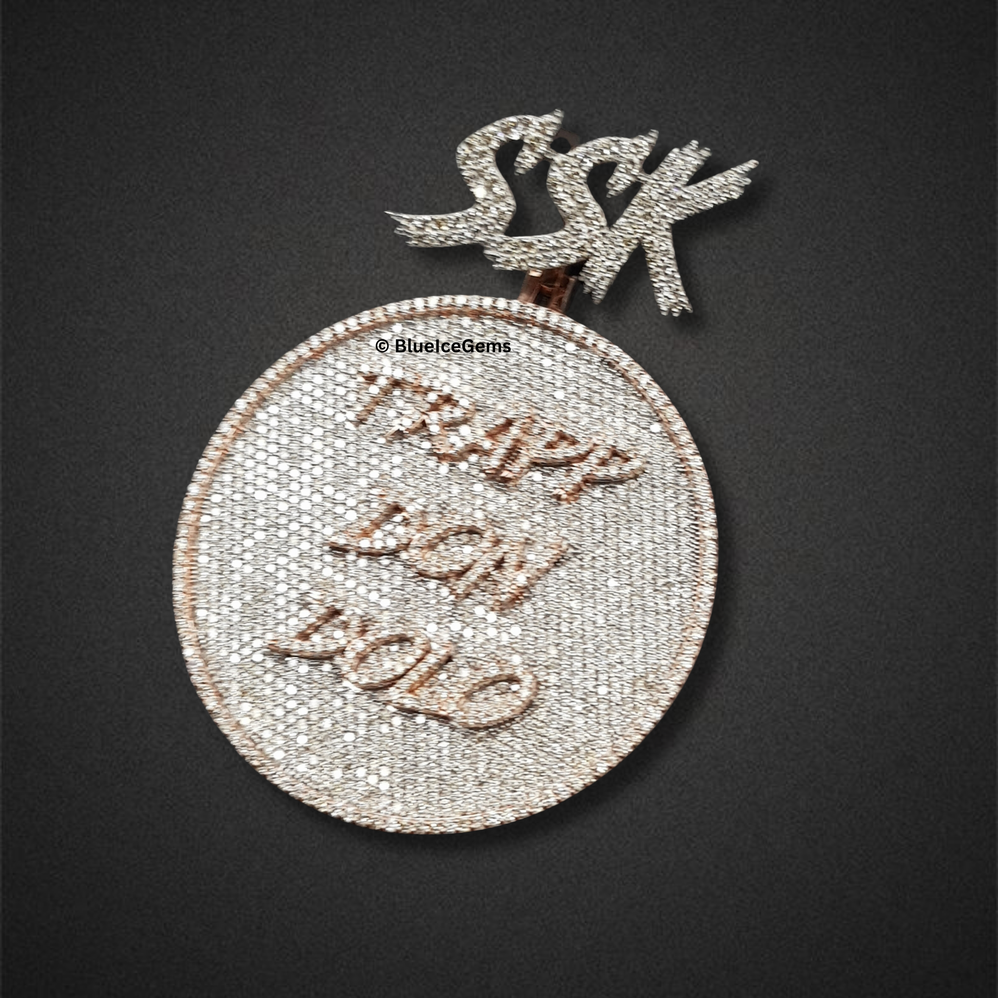 The "SSK Trapp Don Polo" Diamond Medallion Pendant