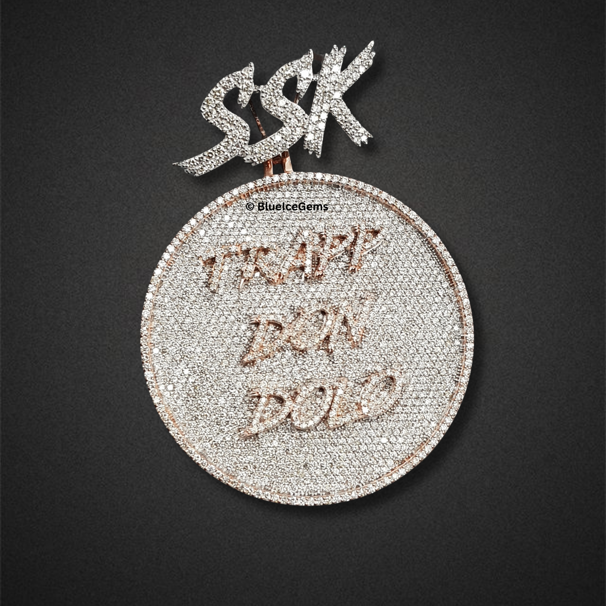 The "SSK Trapp Don Polo" Diamond Medallion Pendant