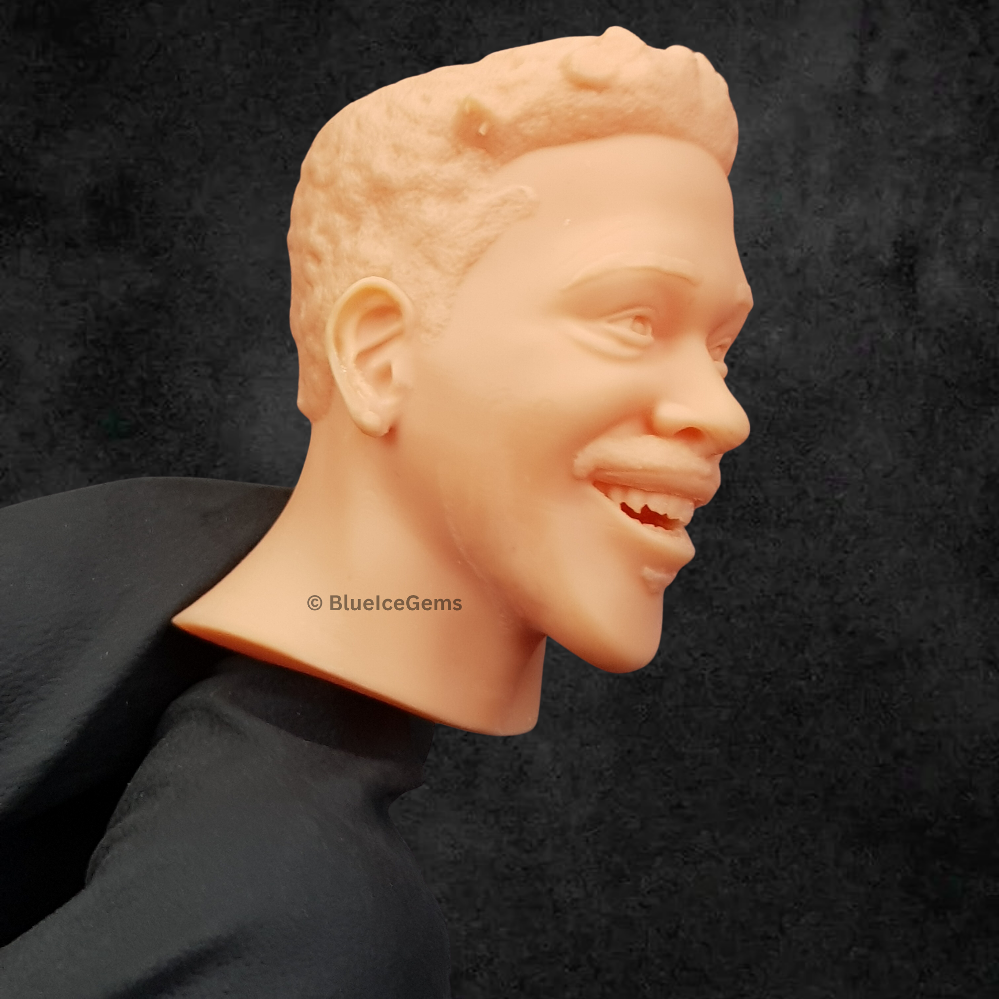 The "Smiling Icon" Custom Head Sculpture Pendant