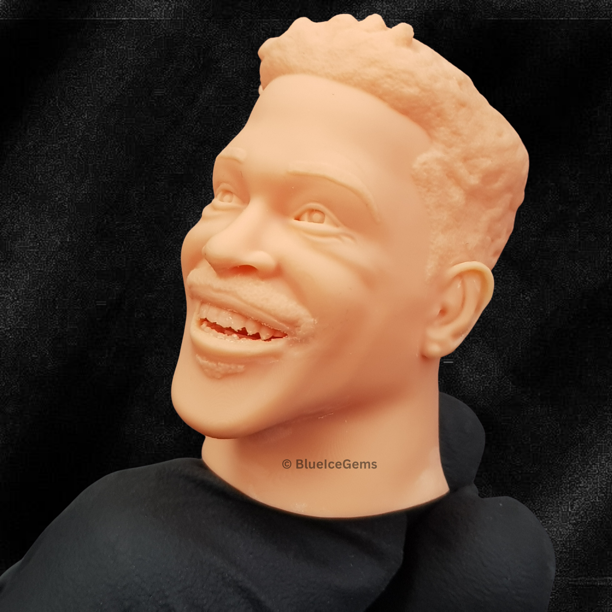 The "Smiling Icon" Custom Head Sculpture Pendant