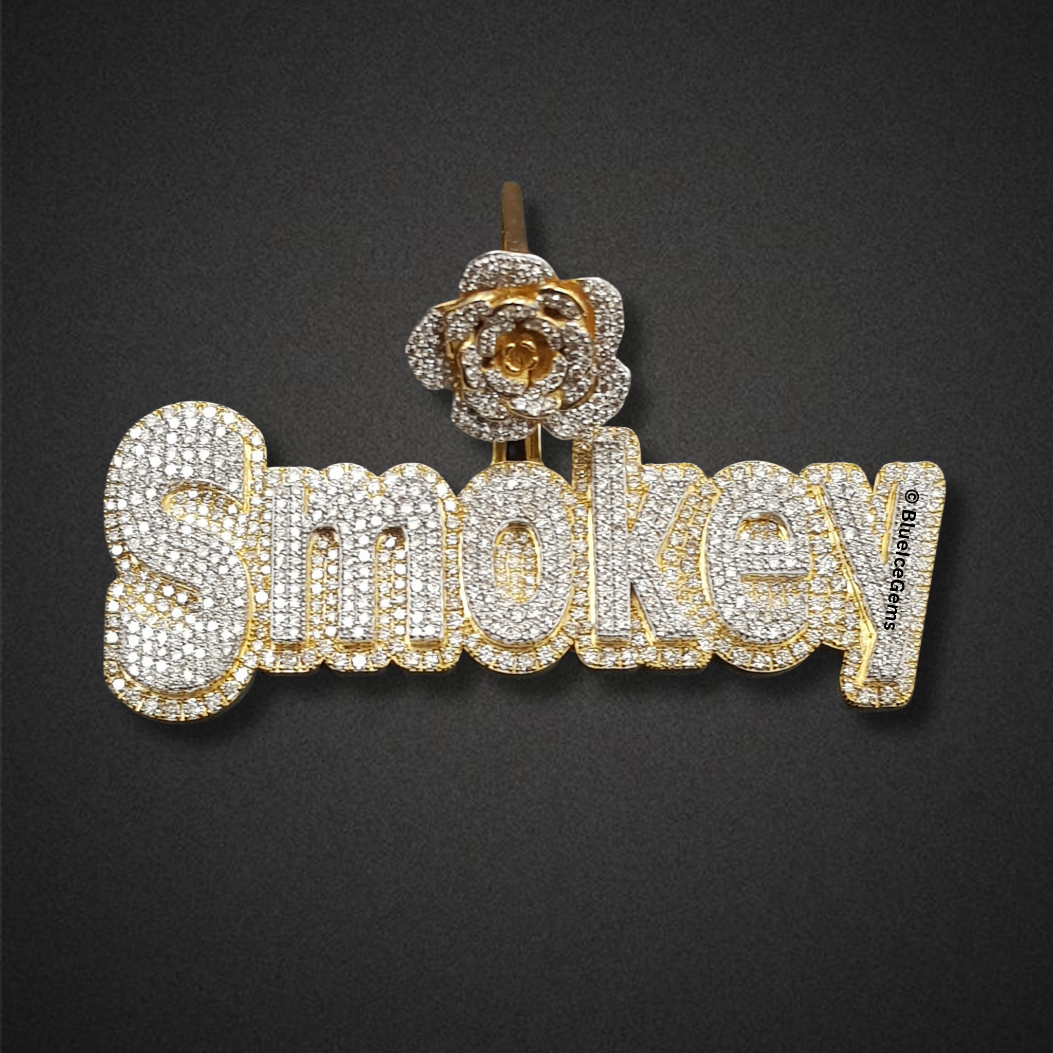 The "Smokey" Rose Diamond Pendant