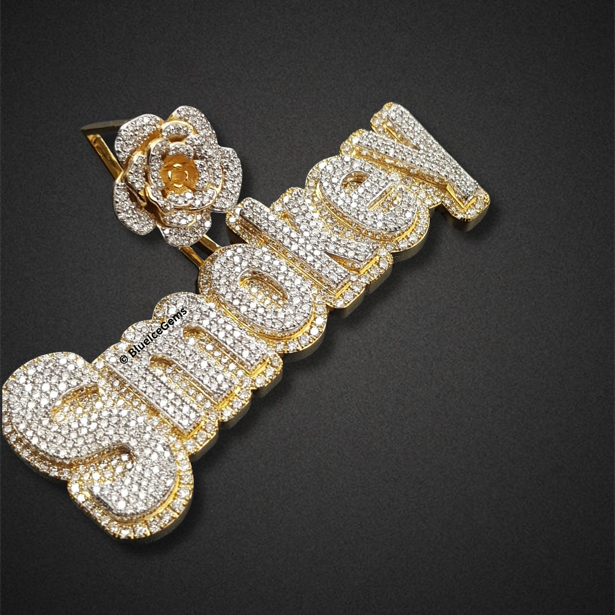 The "Smokey" Rose Diamond Pendant