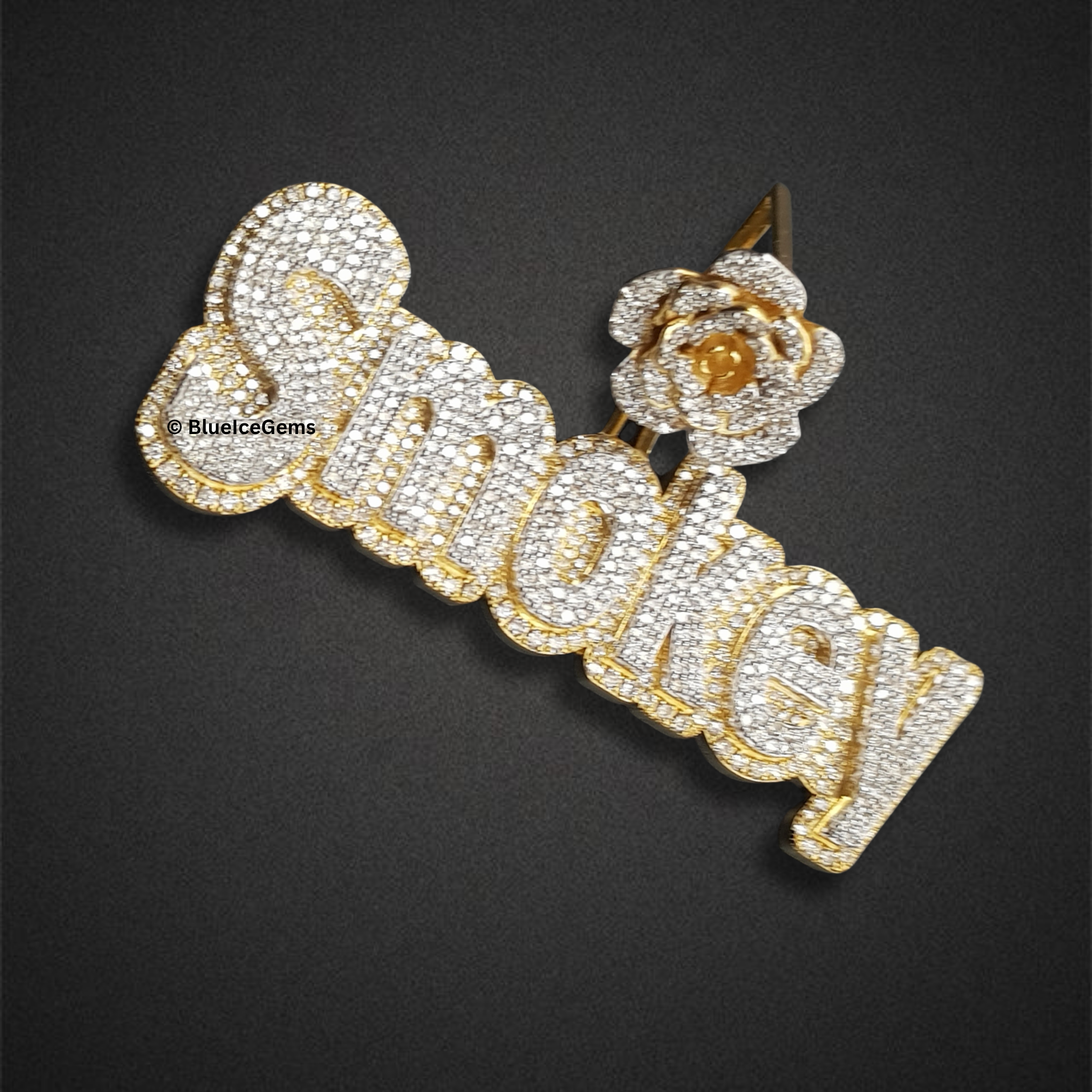 The "Smokey" Rose Diamond Pendant