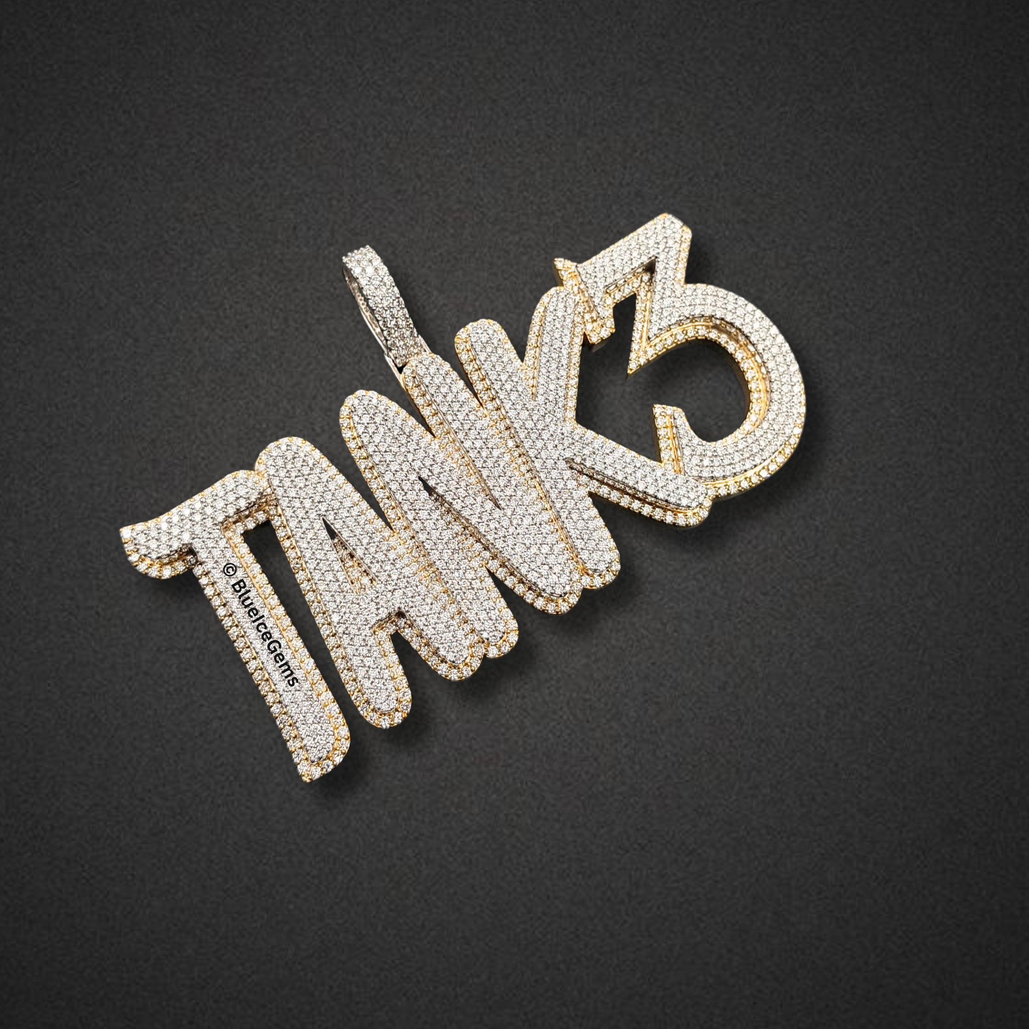 The "TANK3" Diamond Statement Pendant