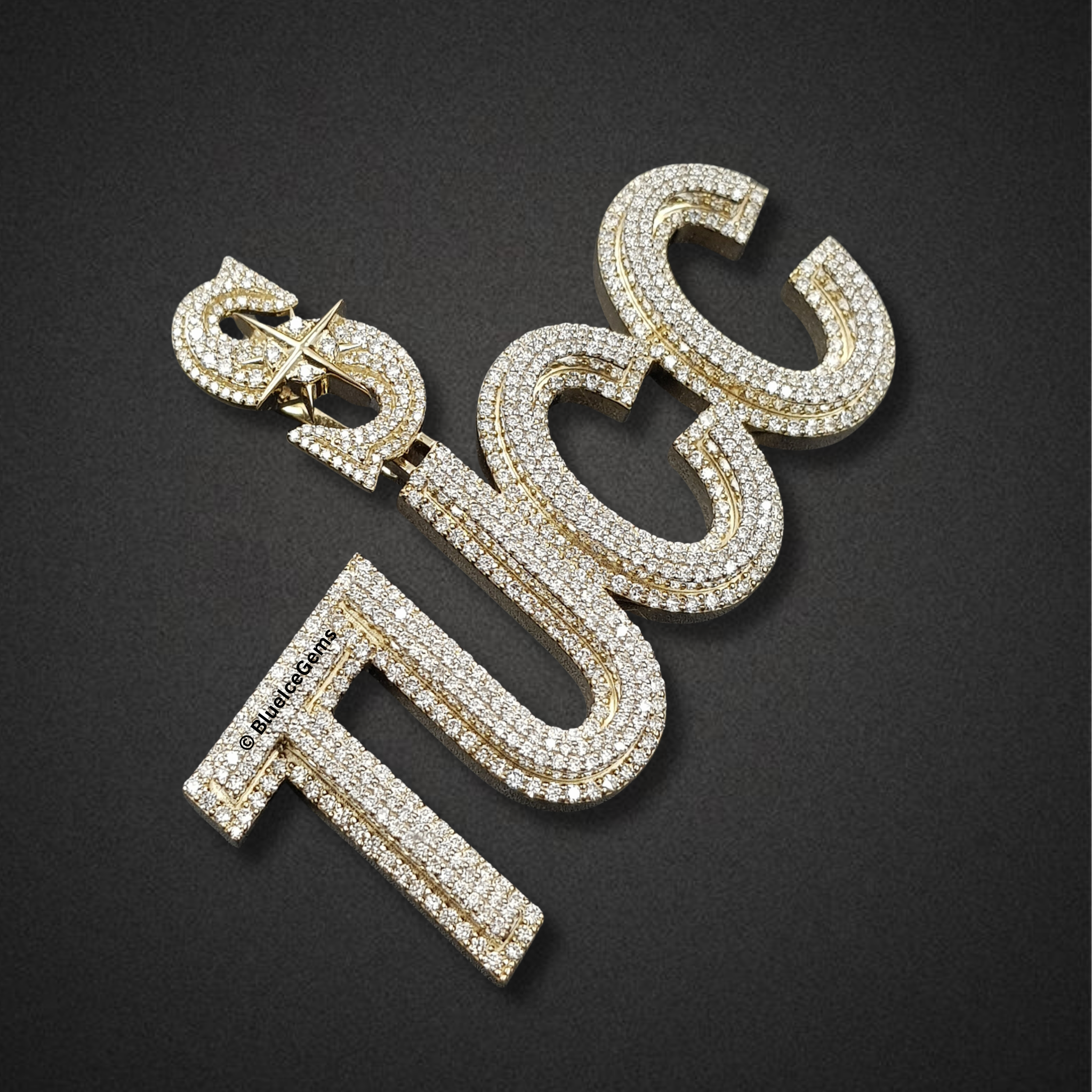The "TUCC$" Diamond Statement Pendant