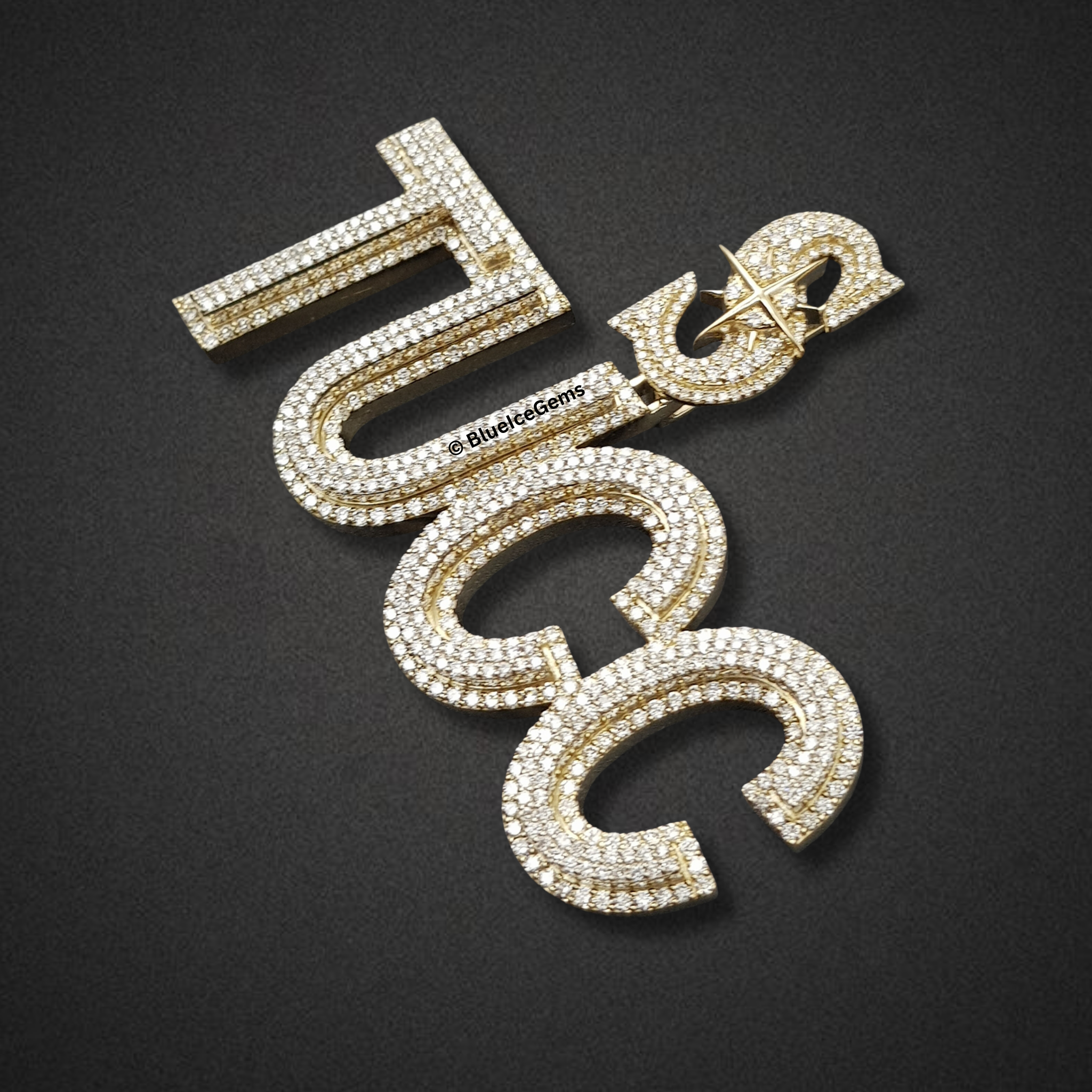 The "TUCC$" Diamond Statement Pendant
