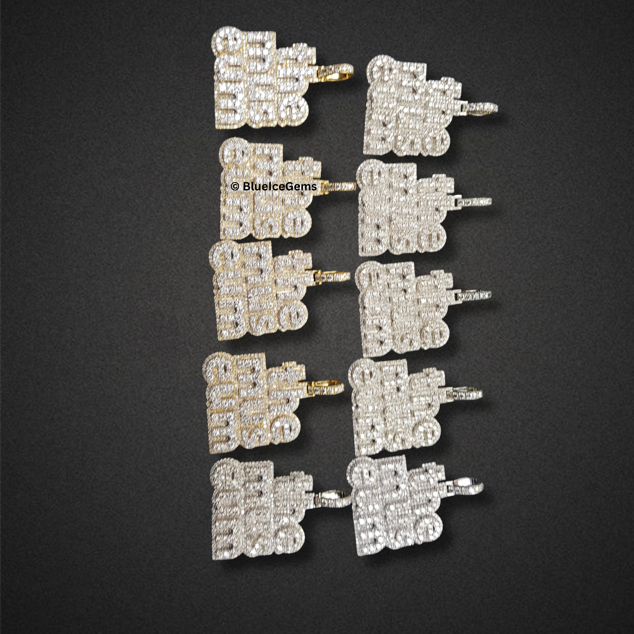 The "Time Is Money" Diamond Pave Pendant Collection