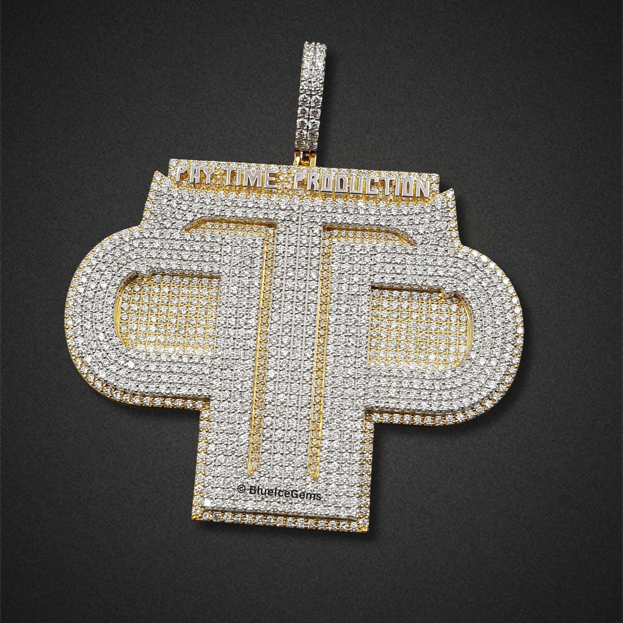 The "Time Production" Diamond Emblem Pendant