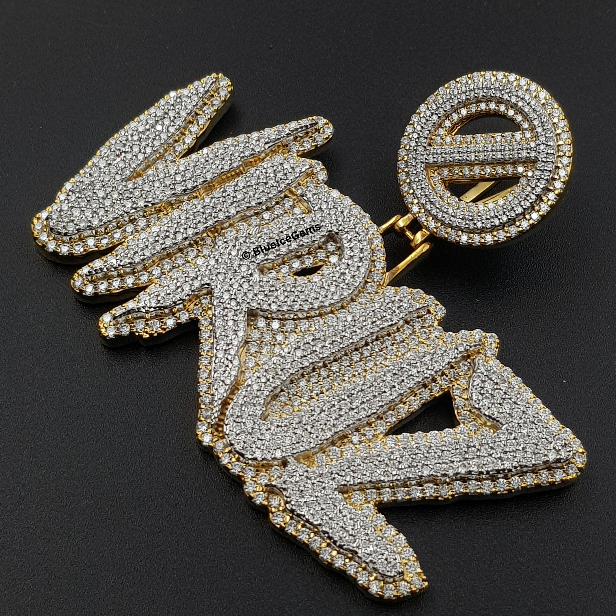 The "VIRUZ" No-Sign Diamond Pendant