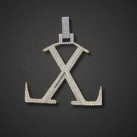 The "X" Diamond Statement Pendant