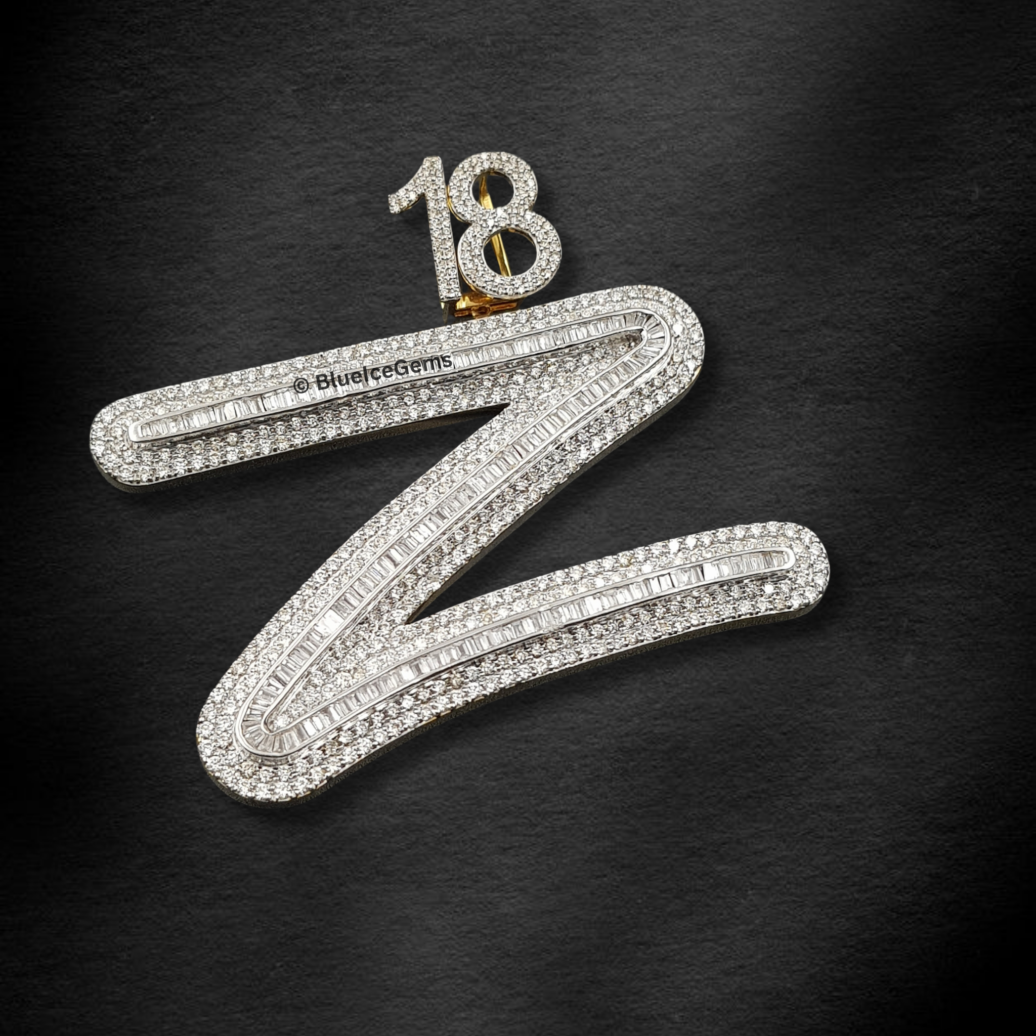 The "Z 18" Diamond Statement Pendant