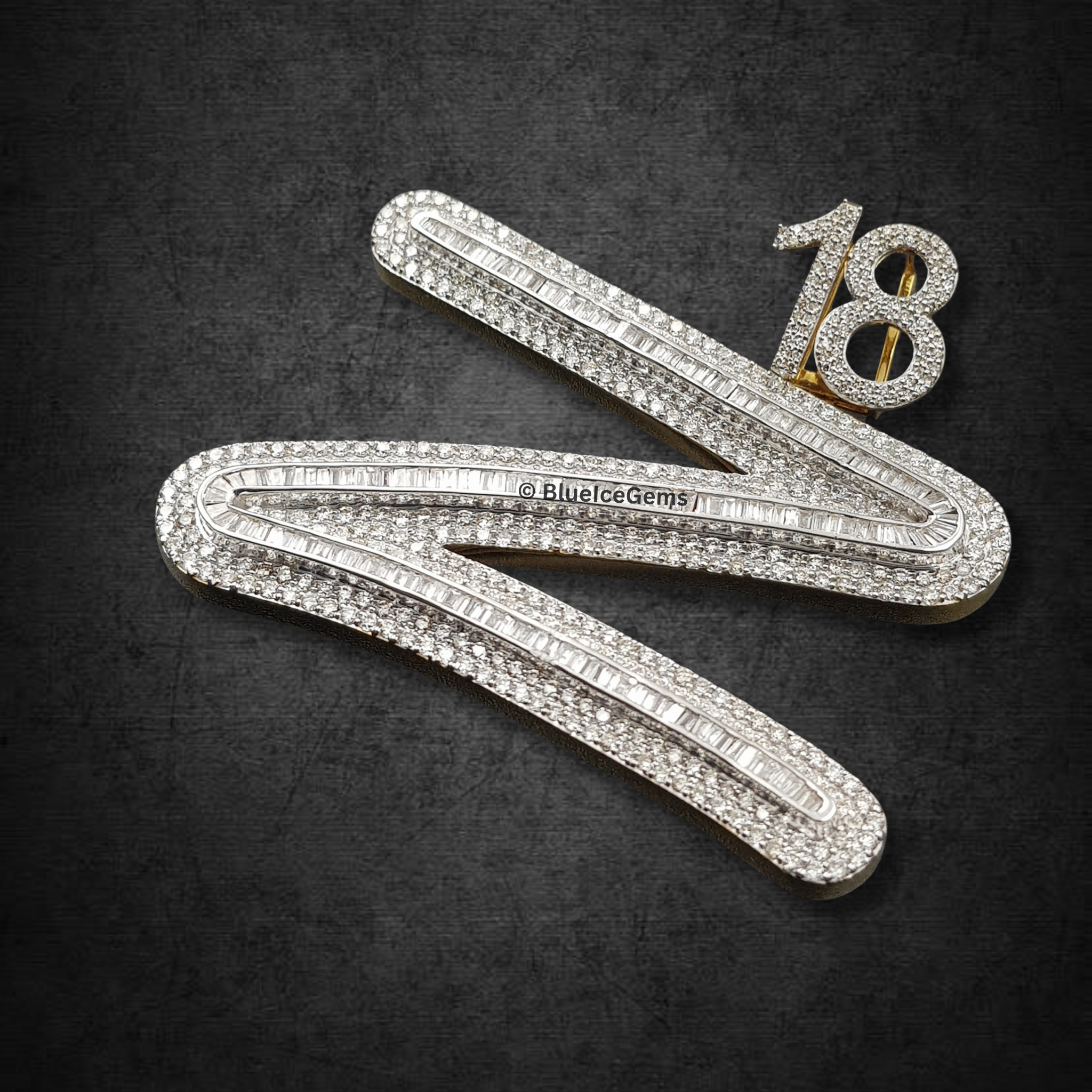 The "Z 18" Diamond Statement Pendant