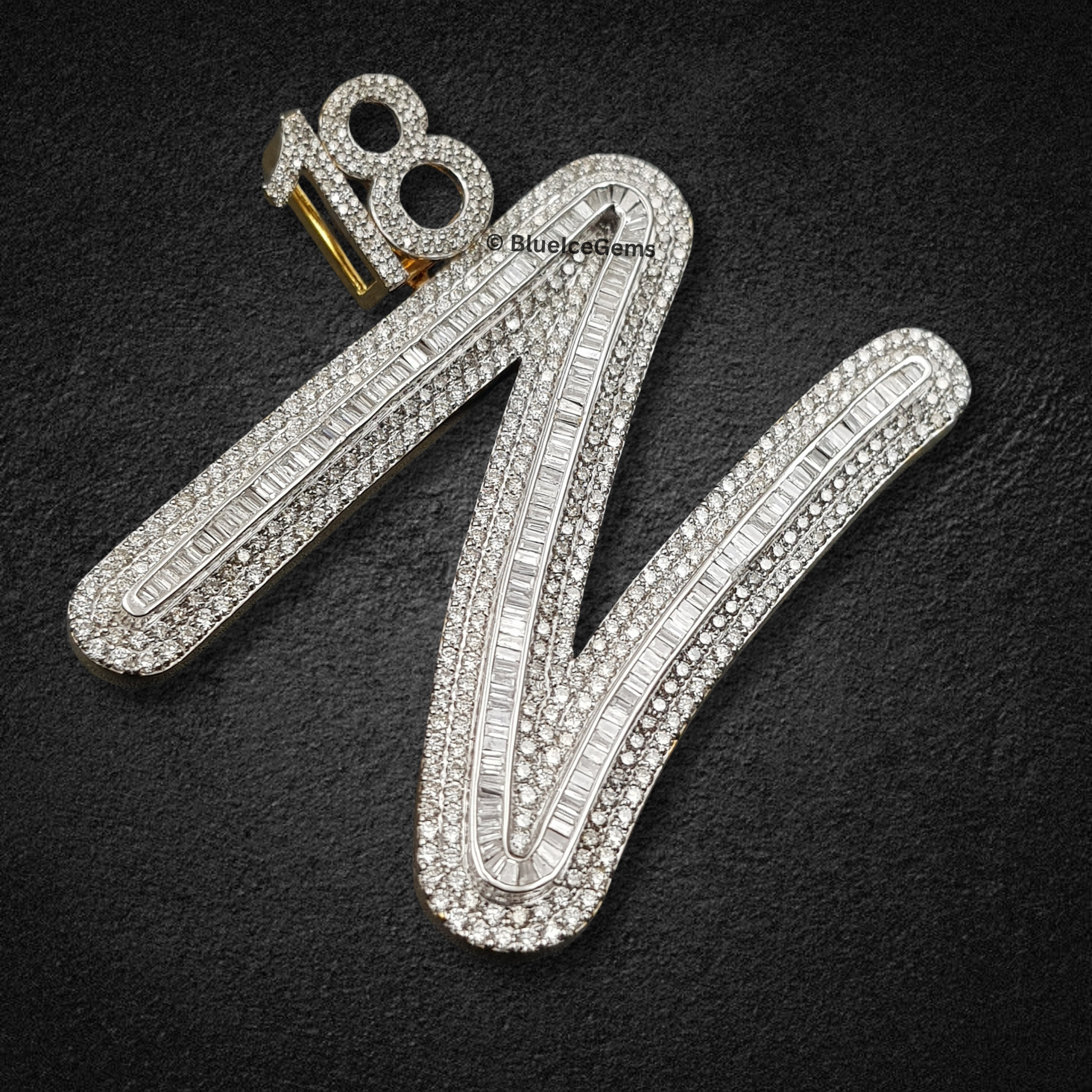 The "Z 18" Diamond Statement Pendant