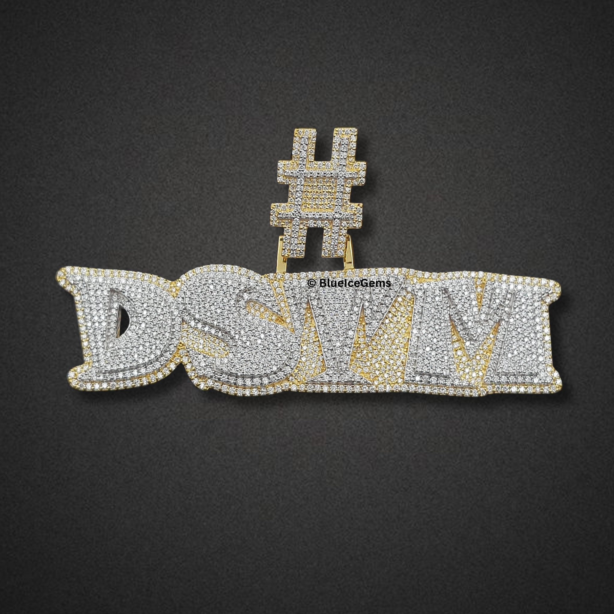 The "#DSTM" Diamond Statement Pendant
