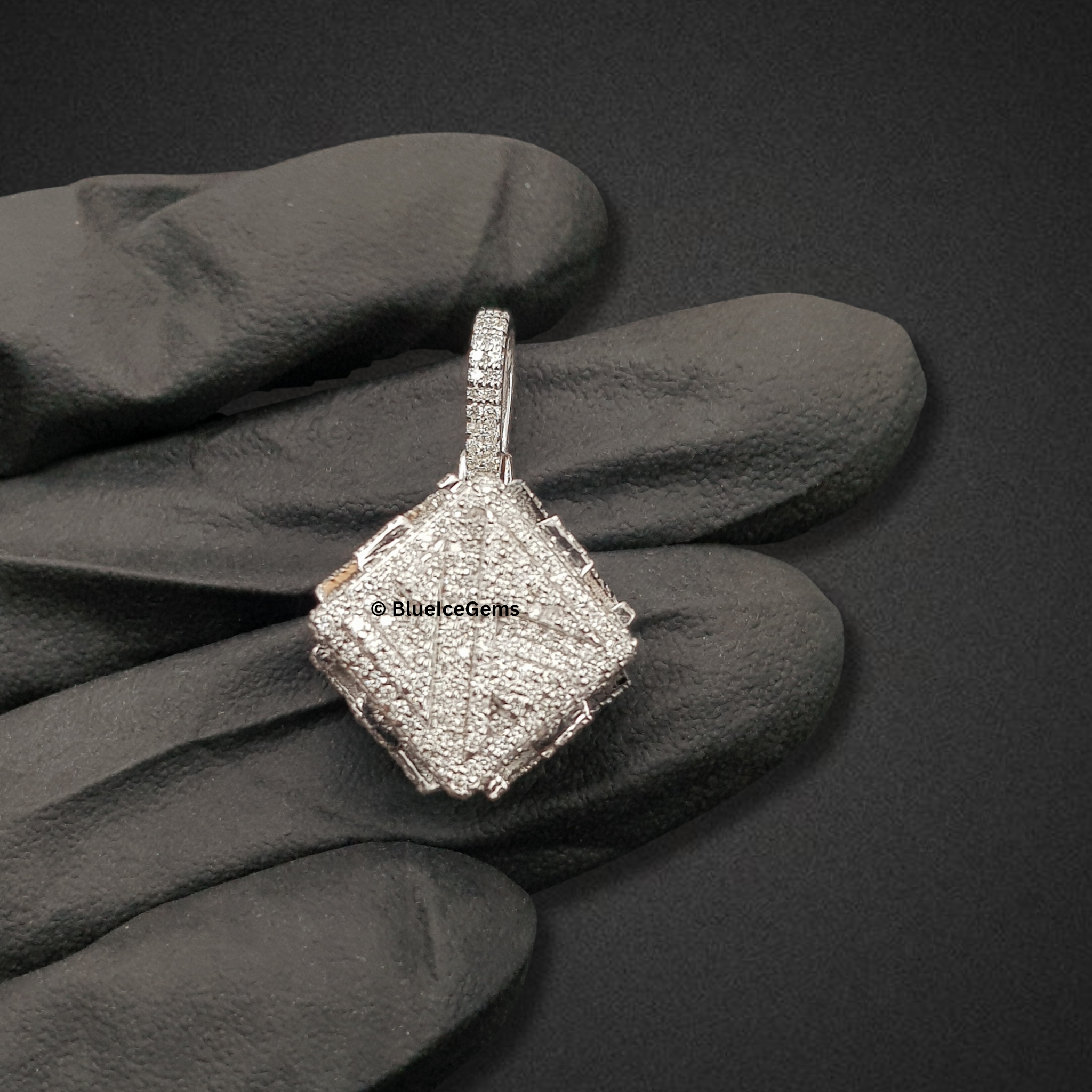 The "Raw Diamond" Meteorite Pendant