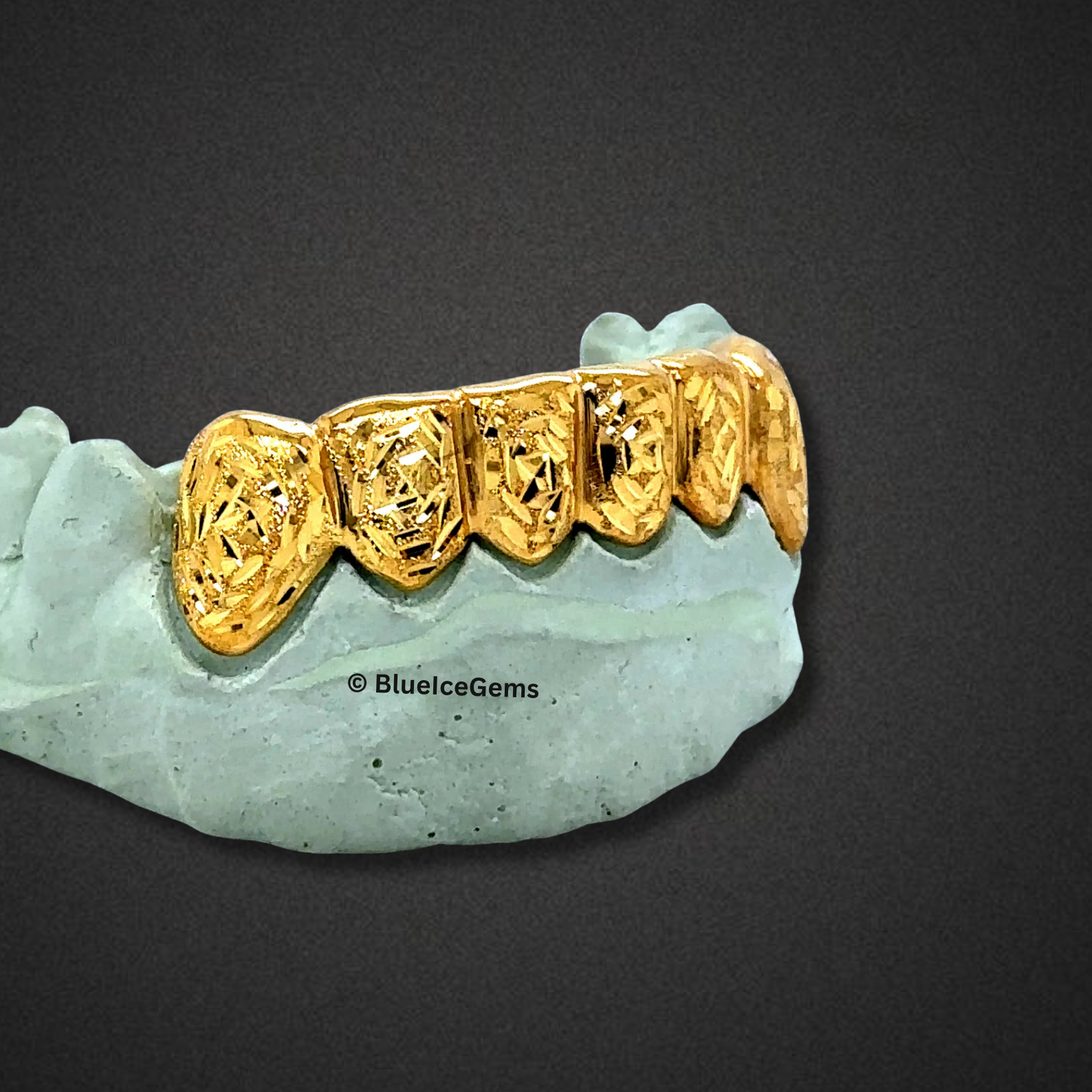 Golden Atlas Engraved Grillz