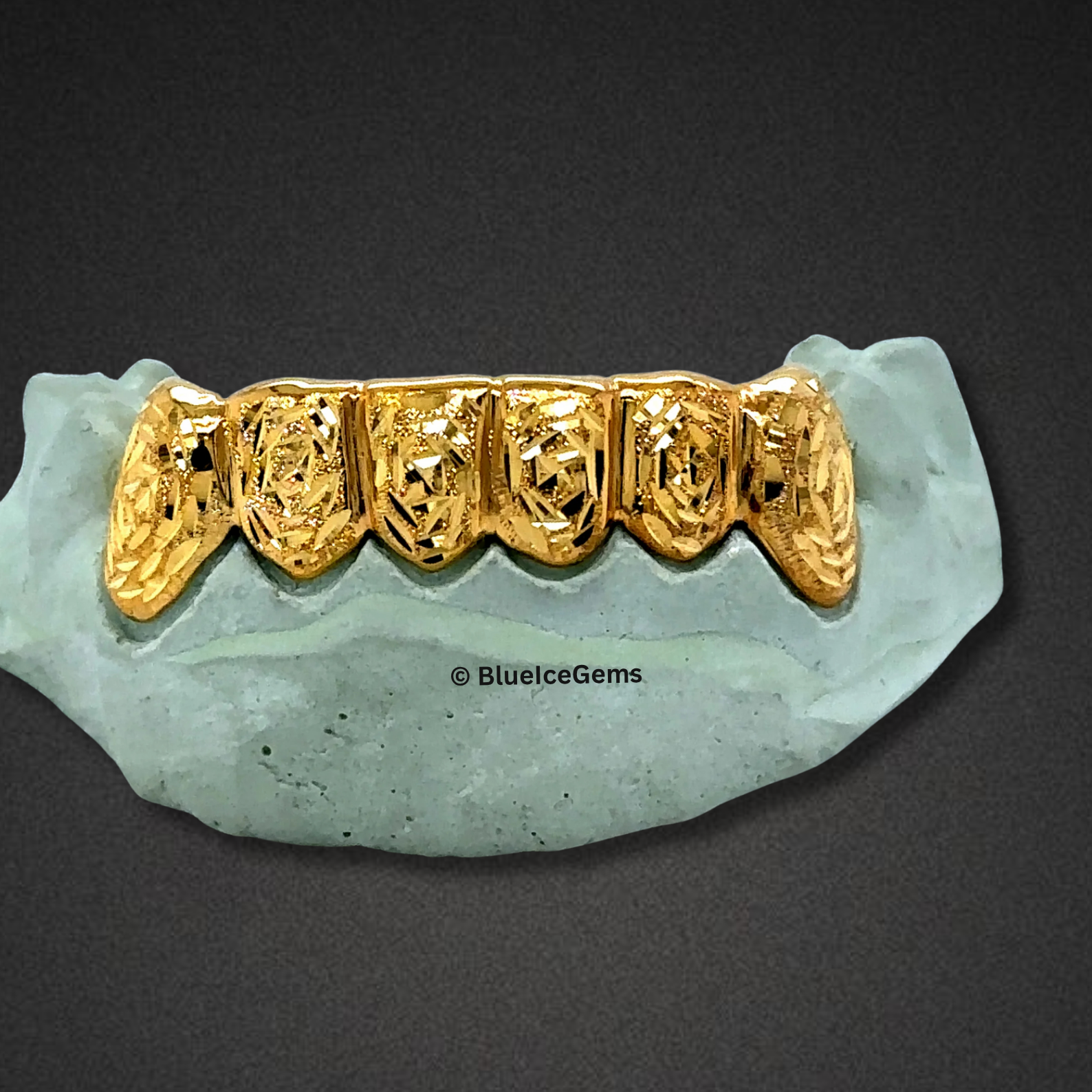 Golden Atlas Engraved Grillz