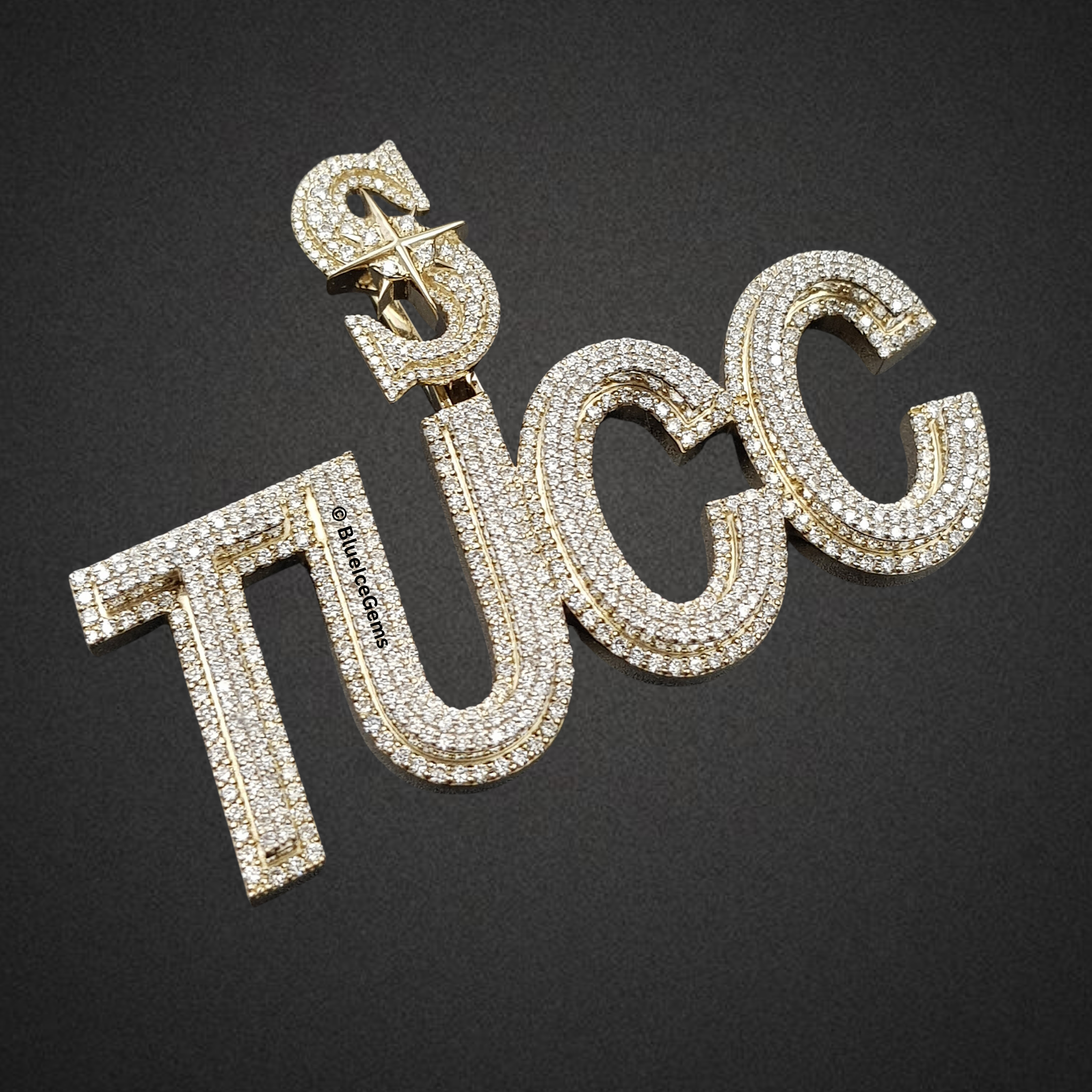 The "TUCC$" Diamond Statement Pendant