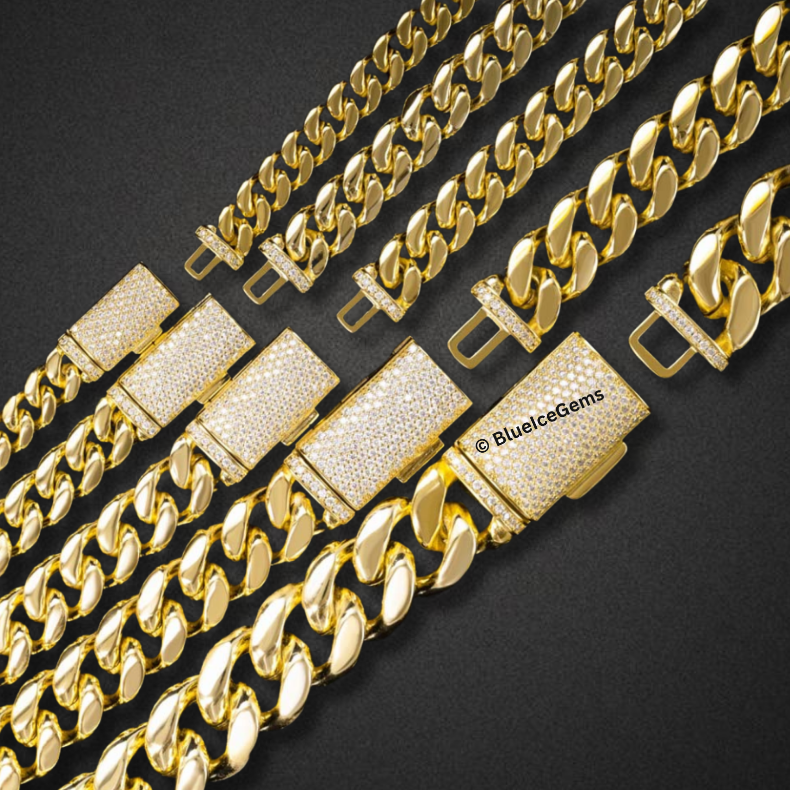 The "Iced Out Cuban" Heavyweight King Chain