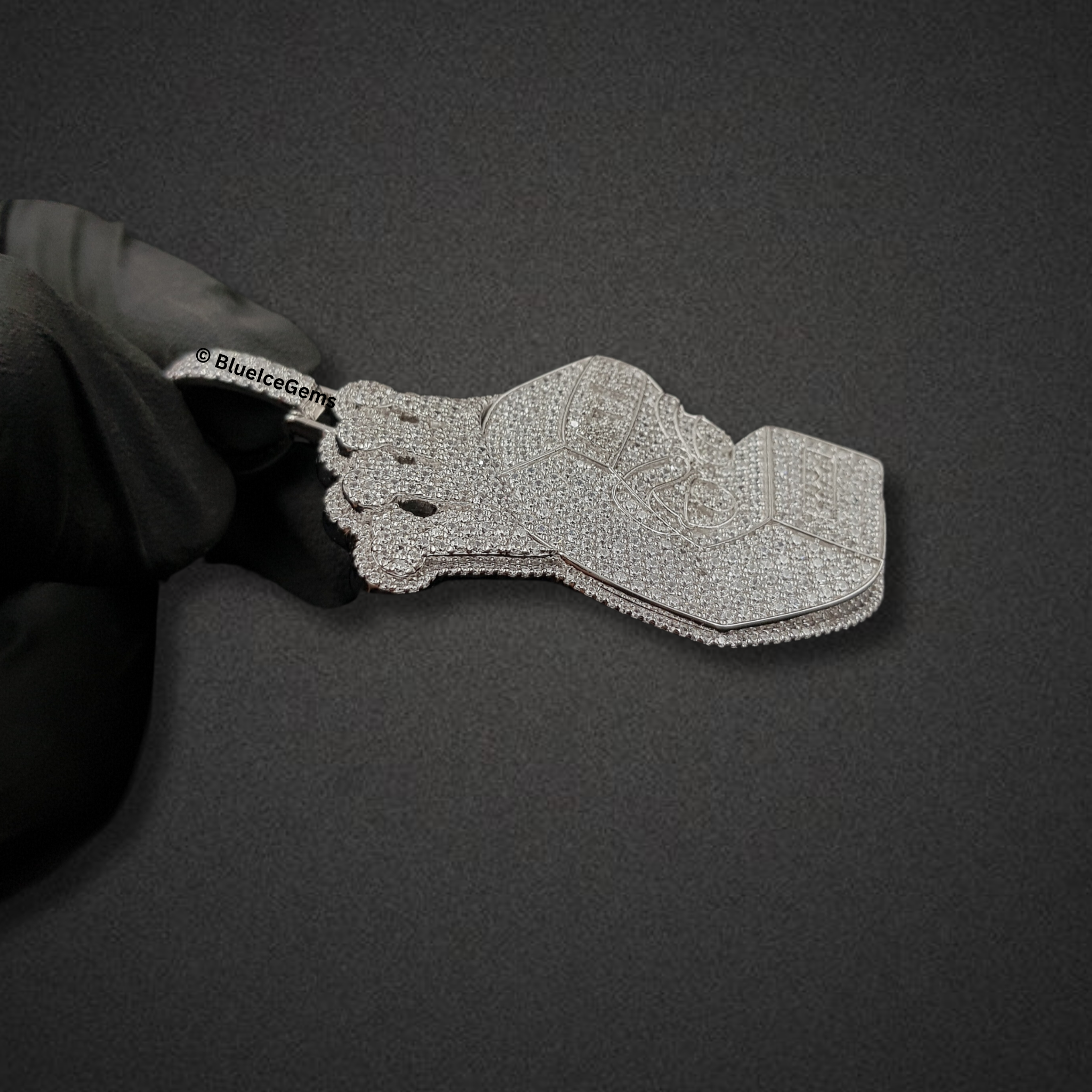 The "King of Diamonds" Regal Mask Pendant