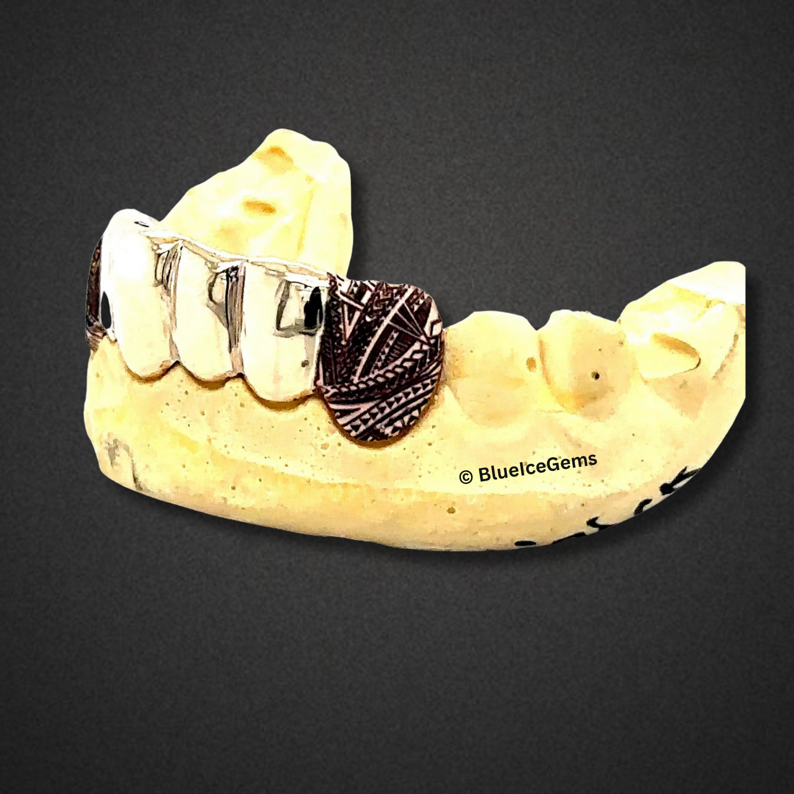 Two-Tone Pharaoh Grillz