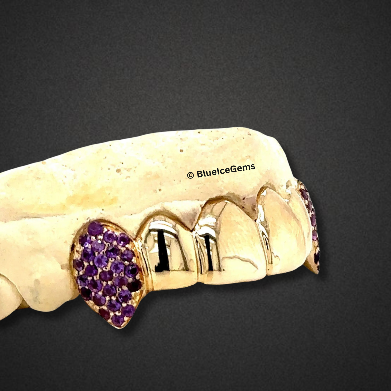 Royal Vibe Amethyst Grillz