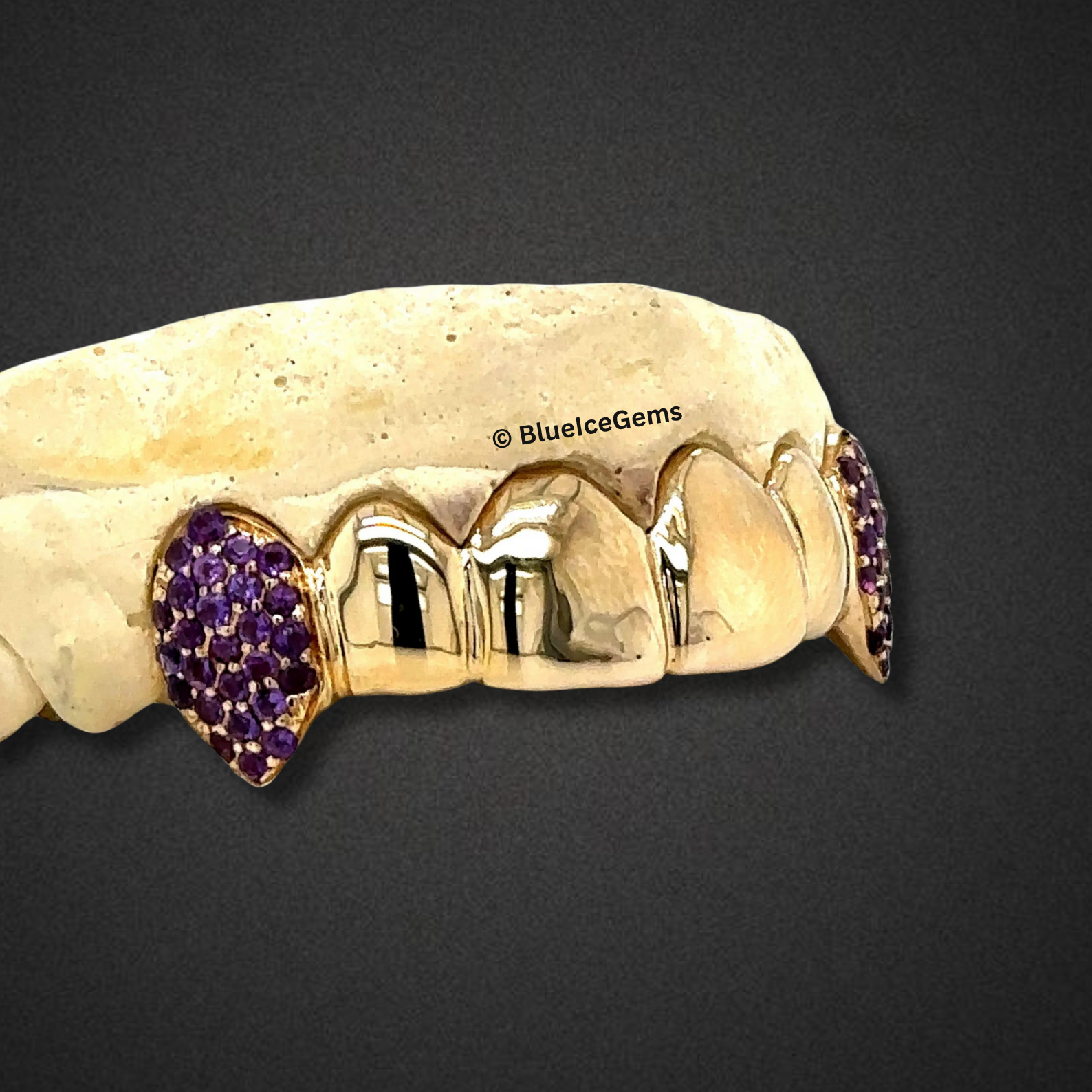 Royal Vibe Amethyst Grillz