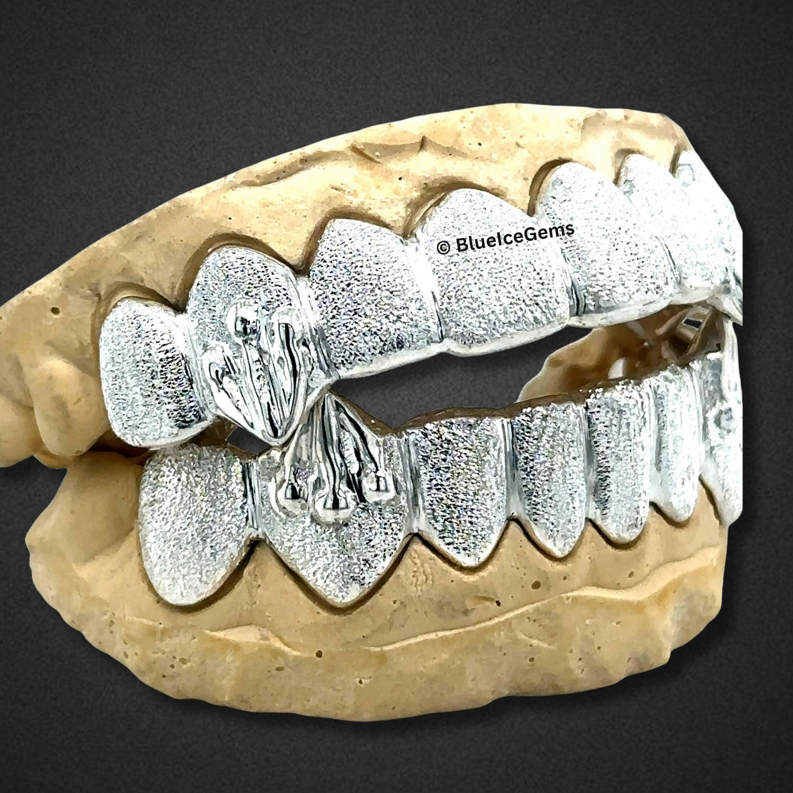 Drip Glacier Silver Grillz