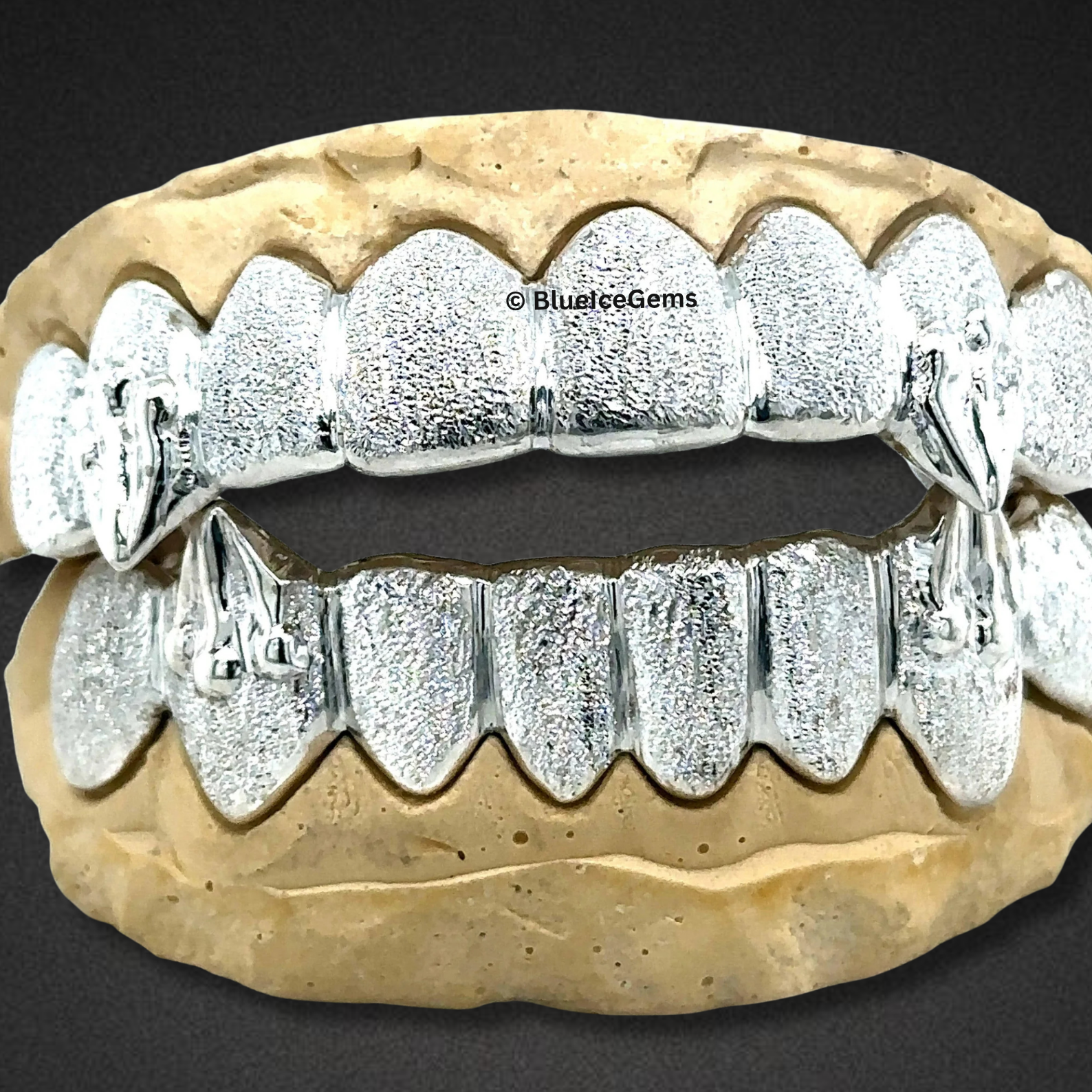 Drip Glacier Silver Grillz