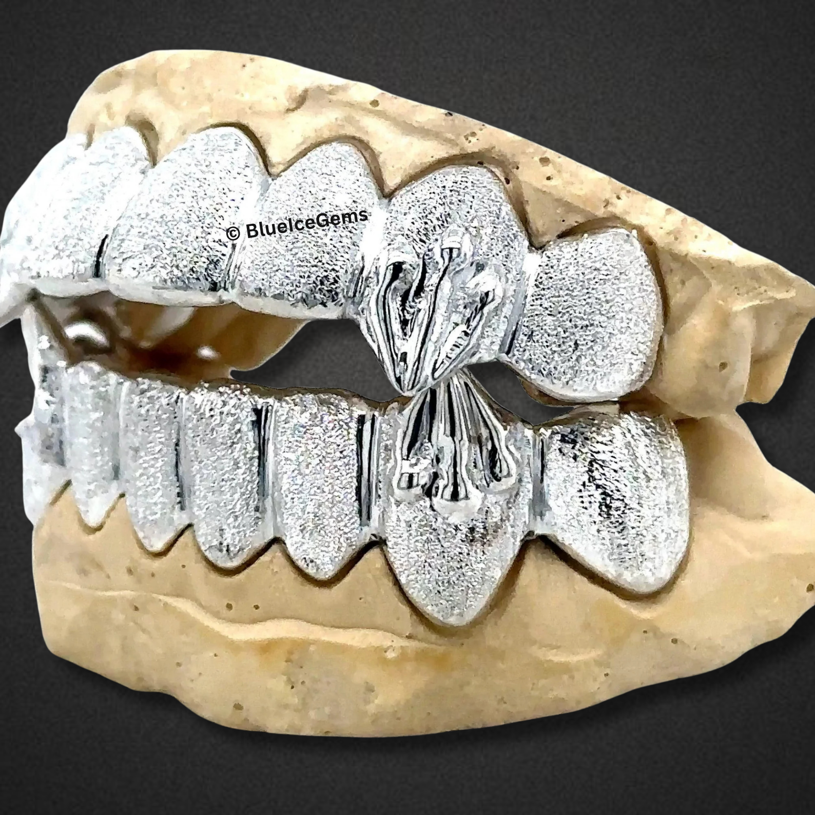 Drip Glacier Silver Grillz