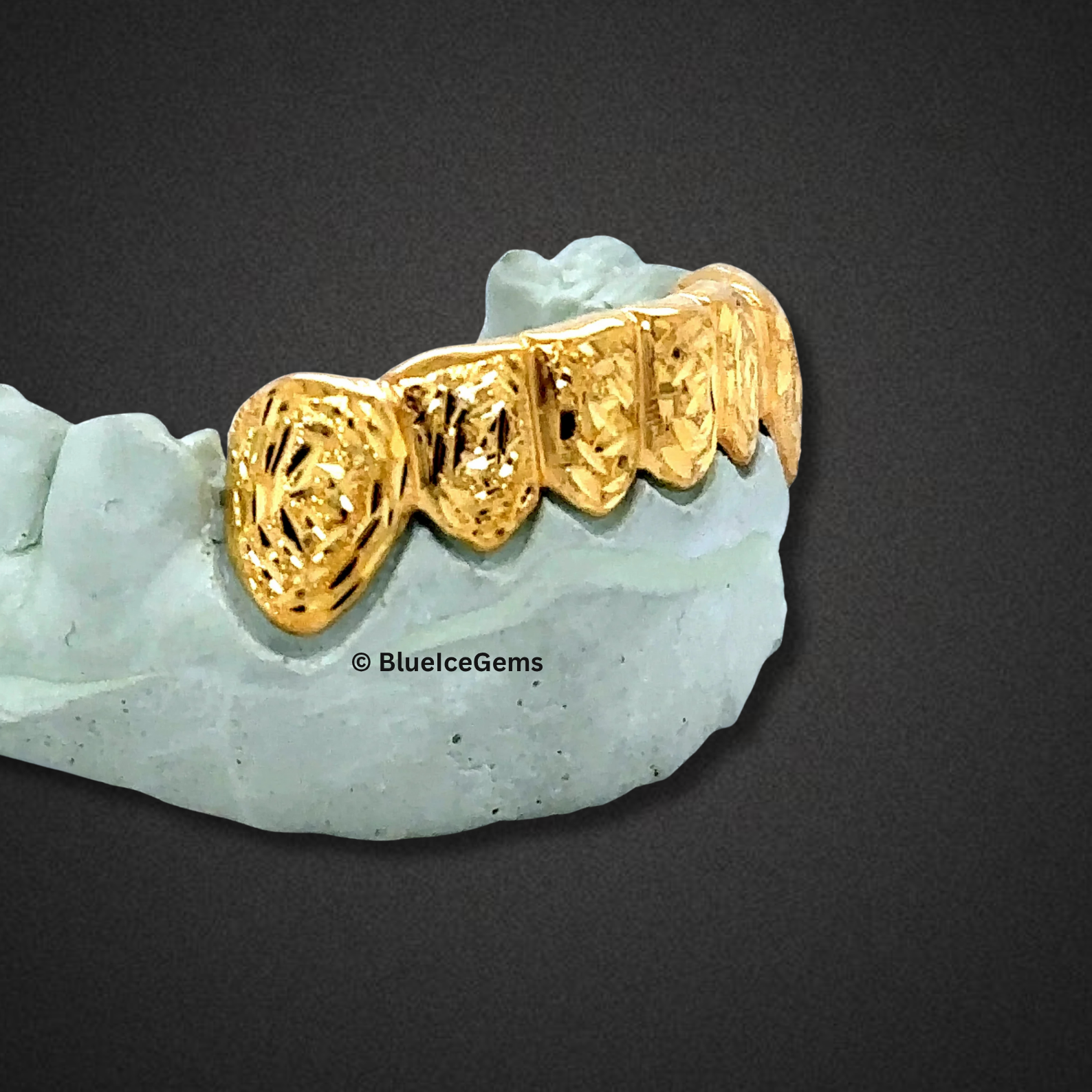 Golden Atlas Engraved Grillz