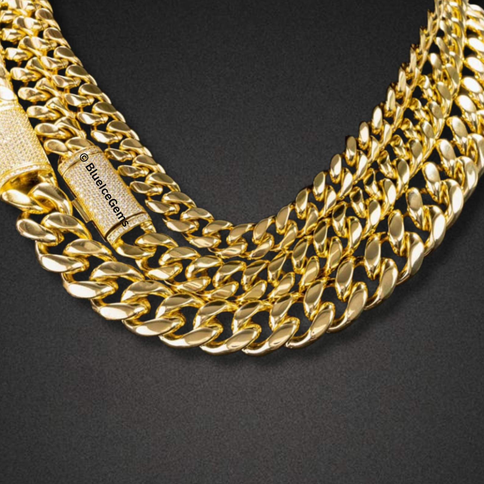 The "Iced Out Cuban" Heavyweight King Chain