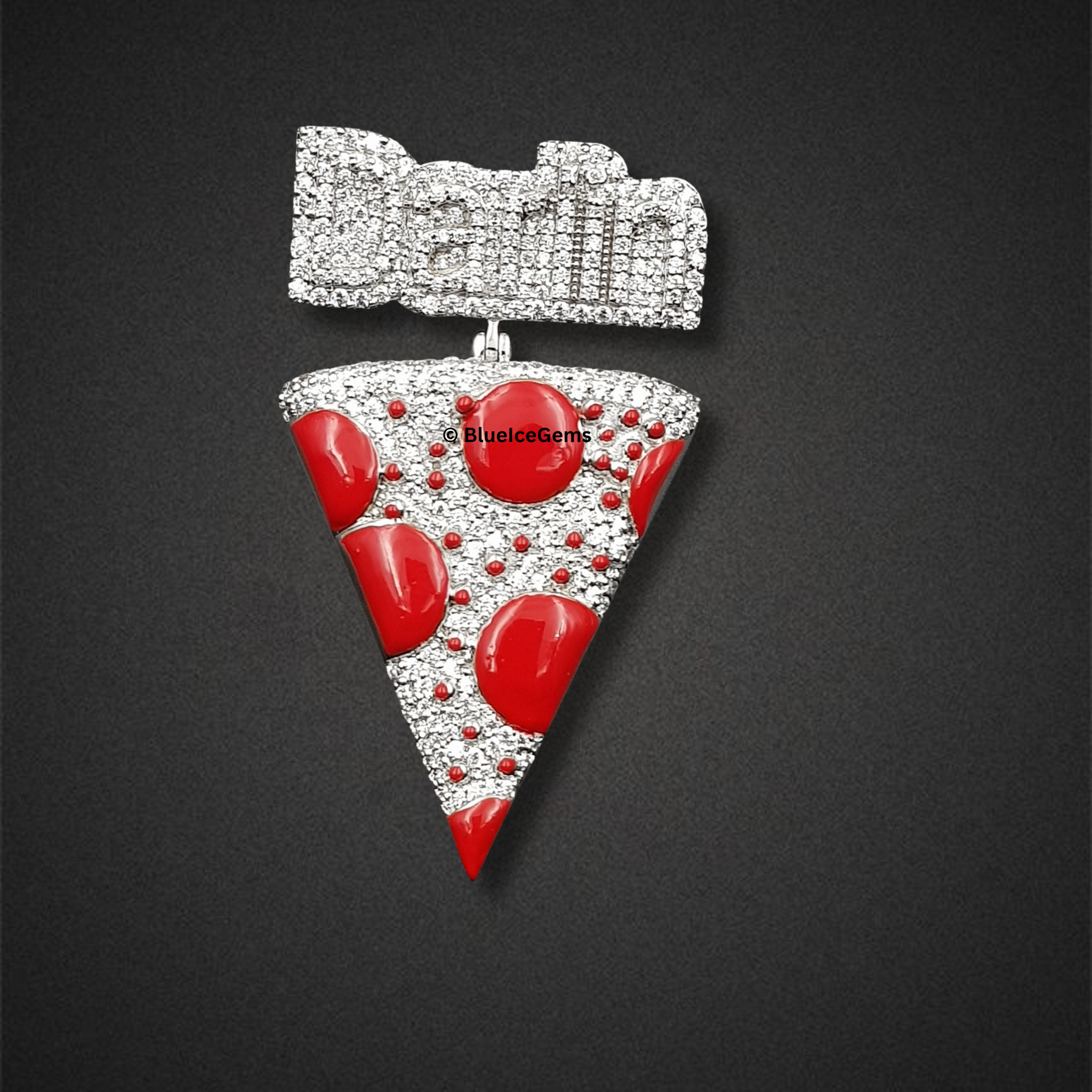 The "Diamond Slice" Pizza Pendant
