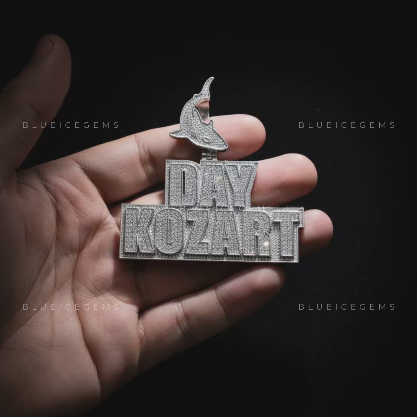 The "DAY KOZART" Predator: Shark-Top Architectural Block Pendant