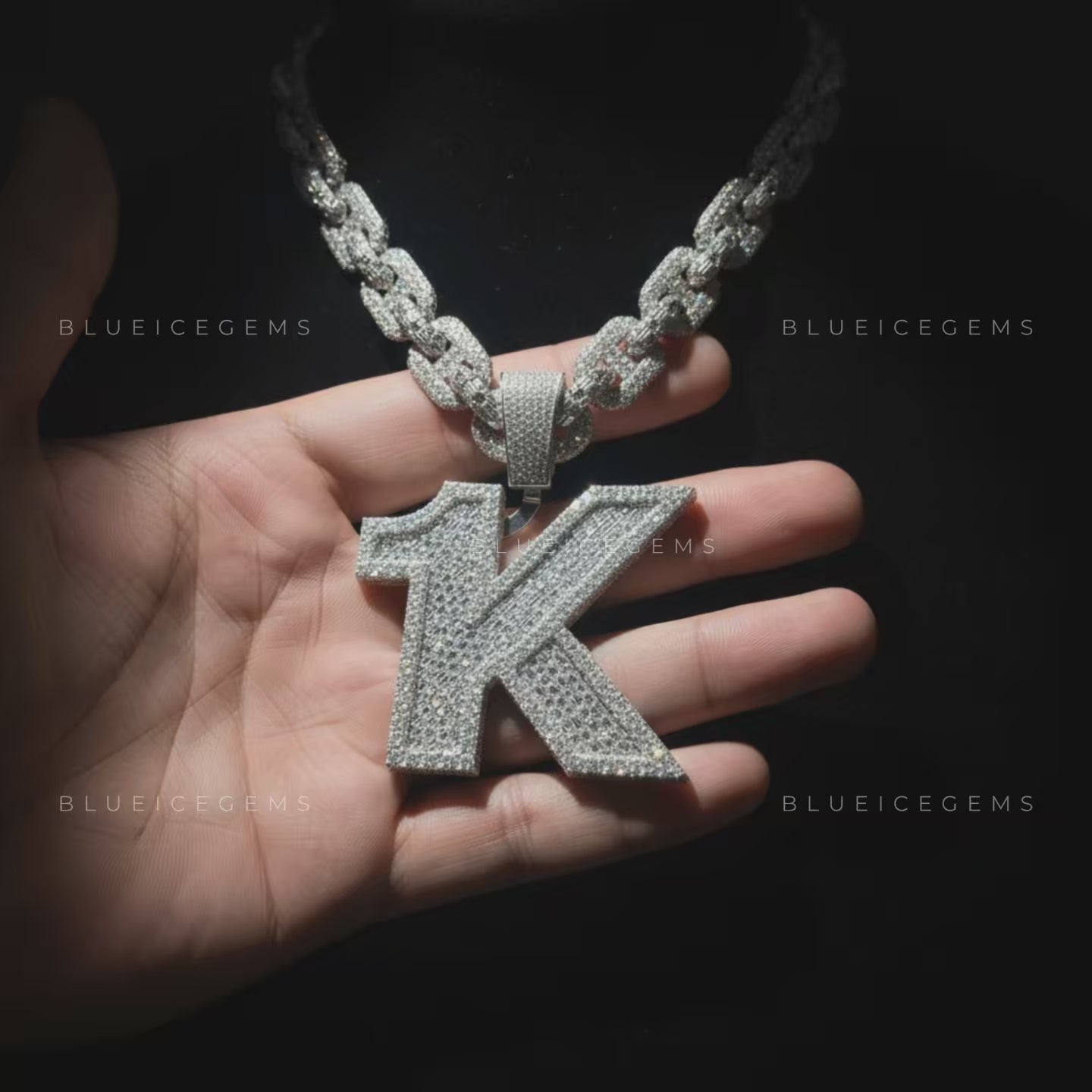 The "1K" Monolith: Baguette-Fusion Block & Gucci-Link Frost Set