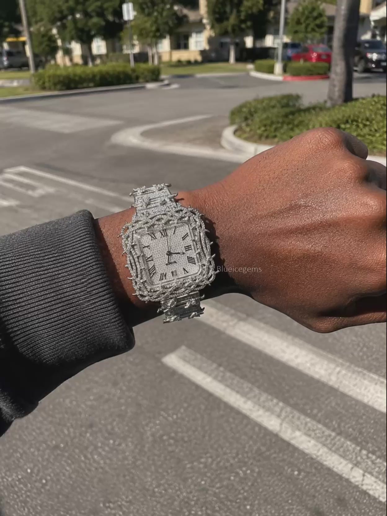 Square Bust Down Watch – The Spike Crown