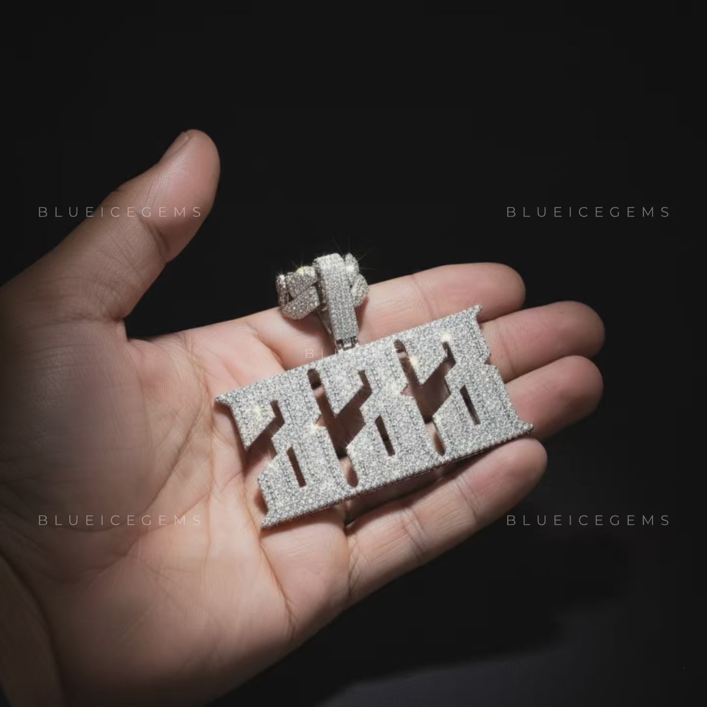 The "333" Jackpot: High-Velocity Industrial Block & Monochromatic Iced-Out Set