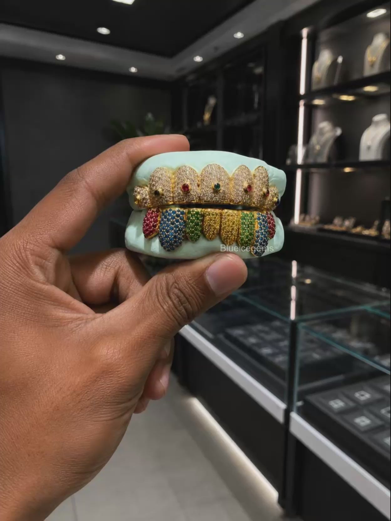 Celestial Rainbow Flood Grillz