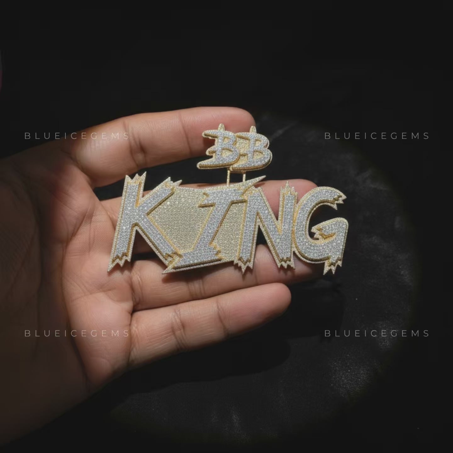 The "KING" Bolt Sovereign: Jagged Lightning Script & "BB" Monogram Bail